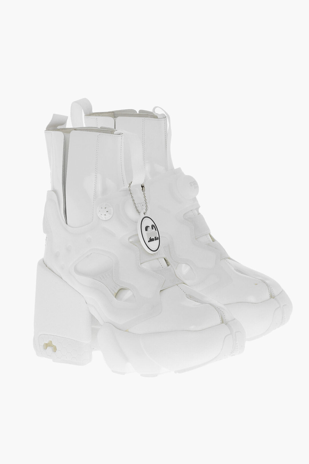 Maison Margiela 2405~MM22 X REEBOK Tabi Pull On Boots With 10cm Inflatable Detail