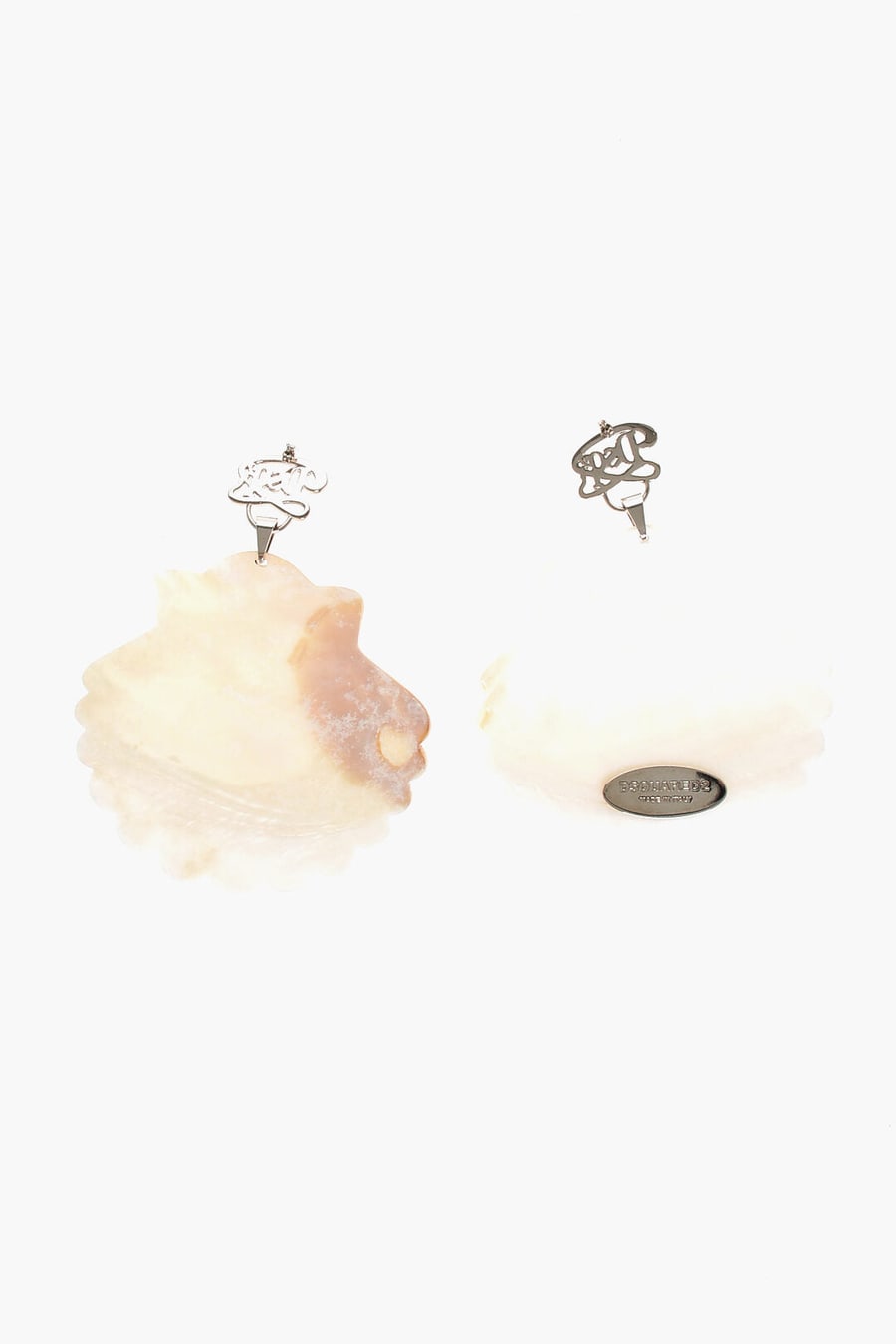 Dsquared2 2405~Oversized Shell Earrings, view 3