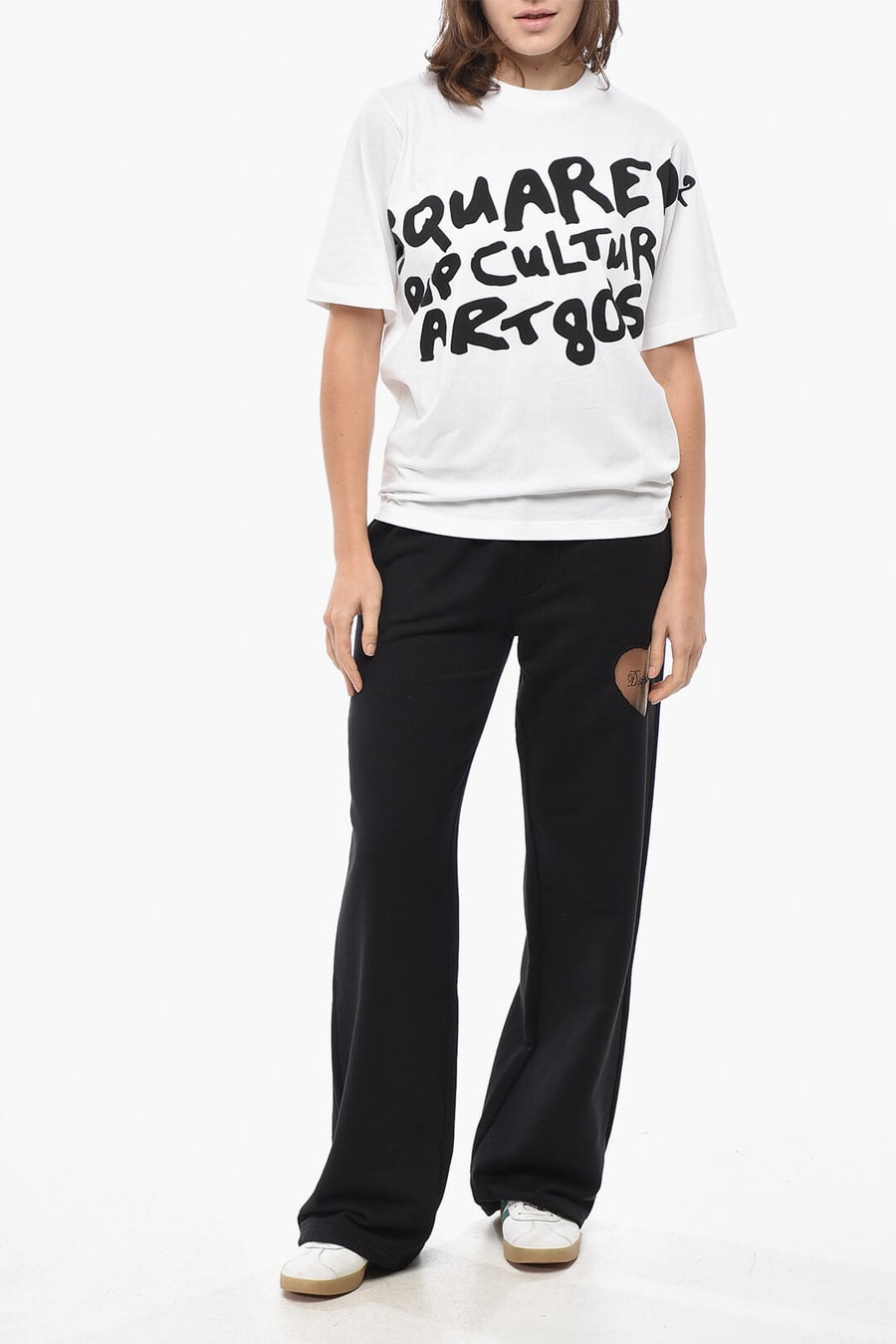 Dsquared2 2405~Oversized T-Shirt With Printed Logo, view 4