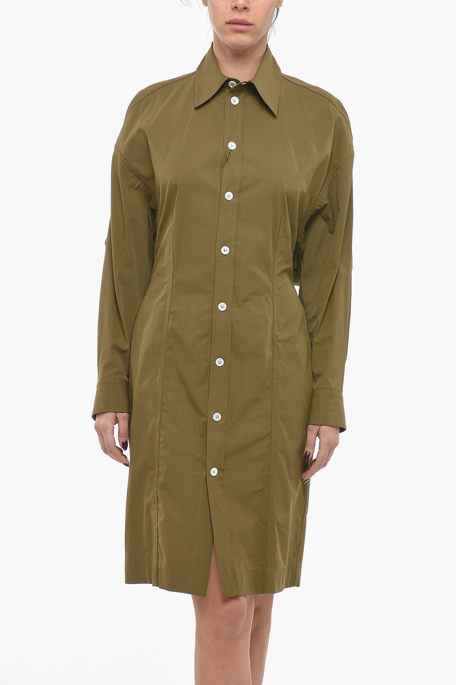 Bottega Veneta 2405~Oversized-Fit Shirt Dress, view 3