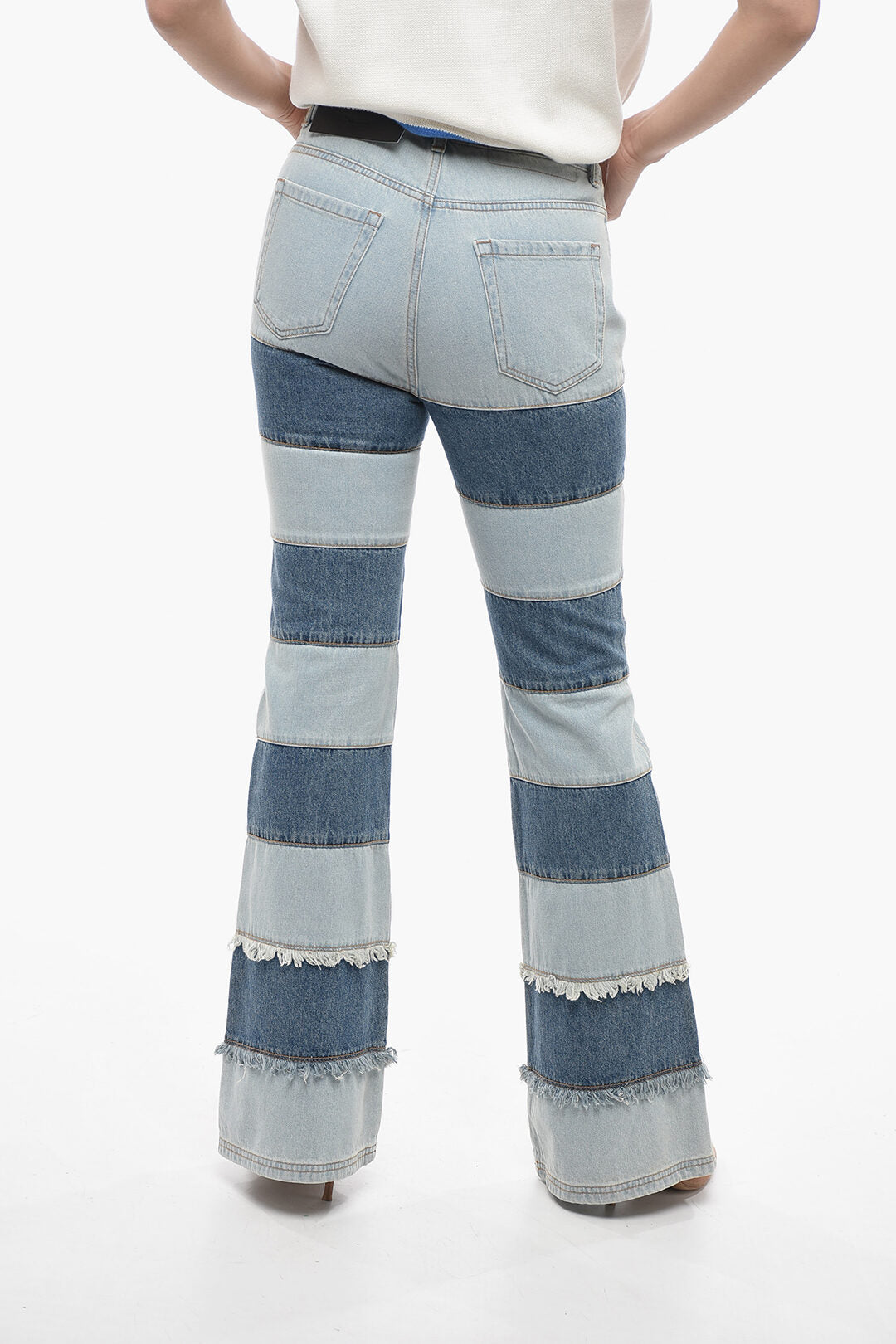 Andersson Bell 2405~Patchwork Jeans with Patch Pockets 28cm, view 2