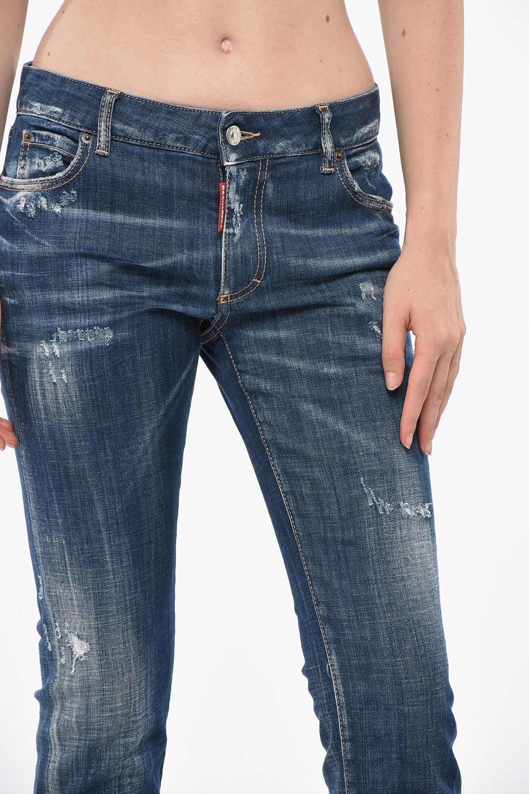 Dsquared2 2405~Regular-Fit Jeans TRUMPET with Ankle Slit 20cm