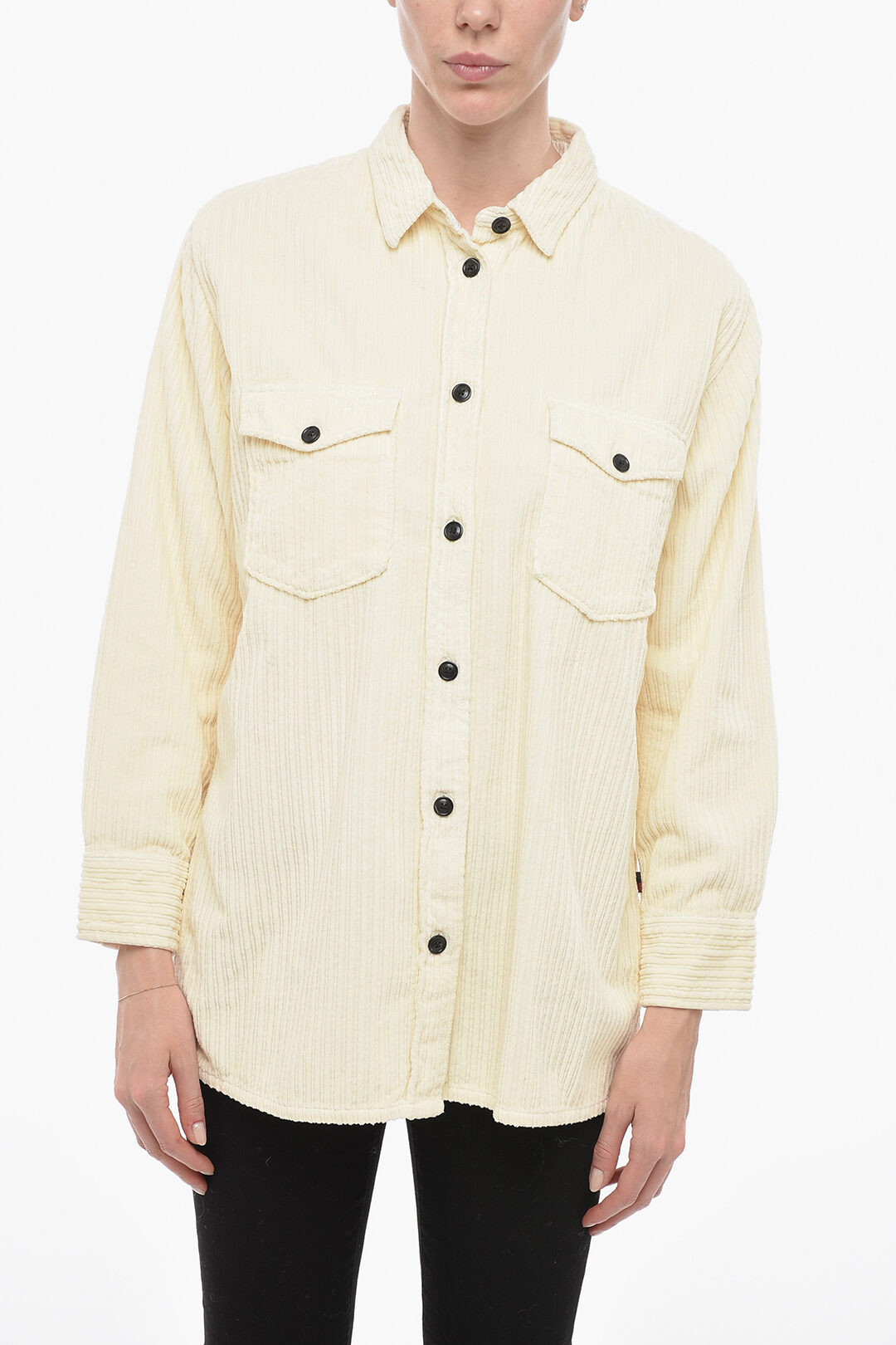 Woolrich 2405~Ribbed Velour Sahariana Shirt