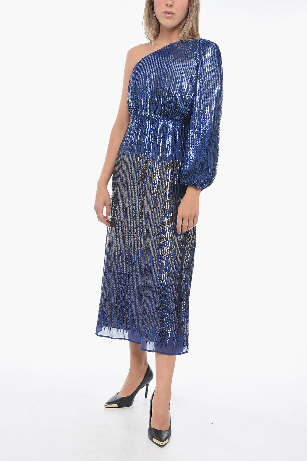 Rixo 2405~Sequin One-Shoulder Dress BRADSHAW