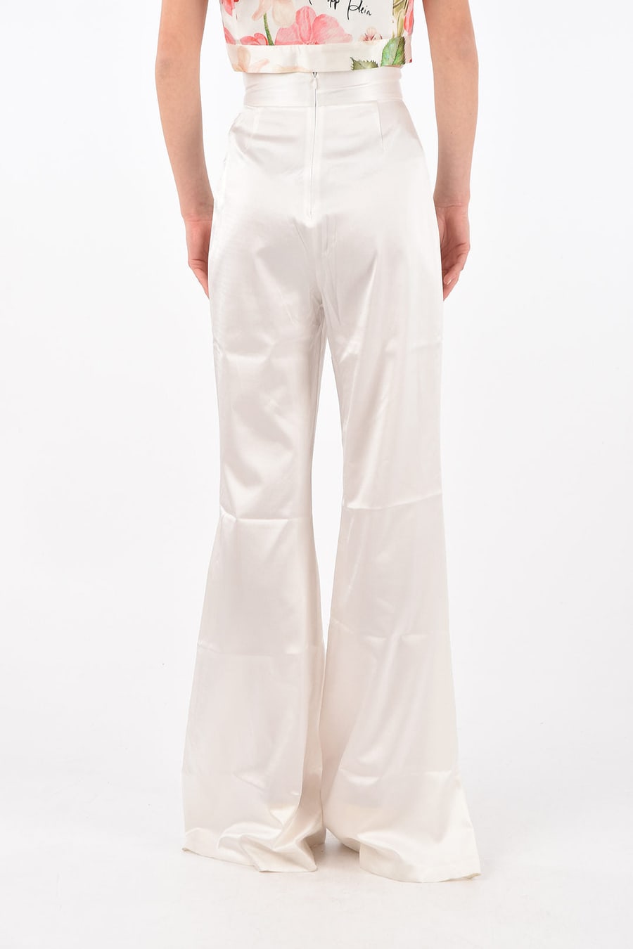 Philipp Plein 2405~Silk Palazzo Pants JEWEL, view 2