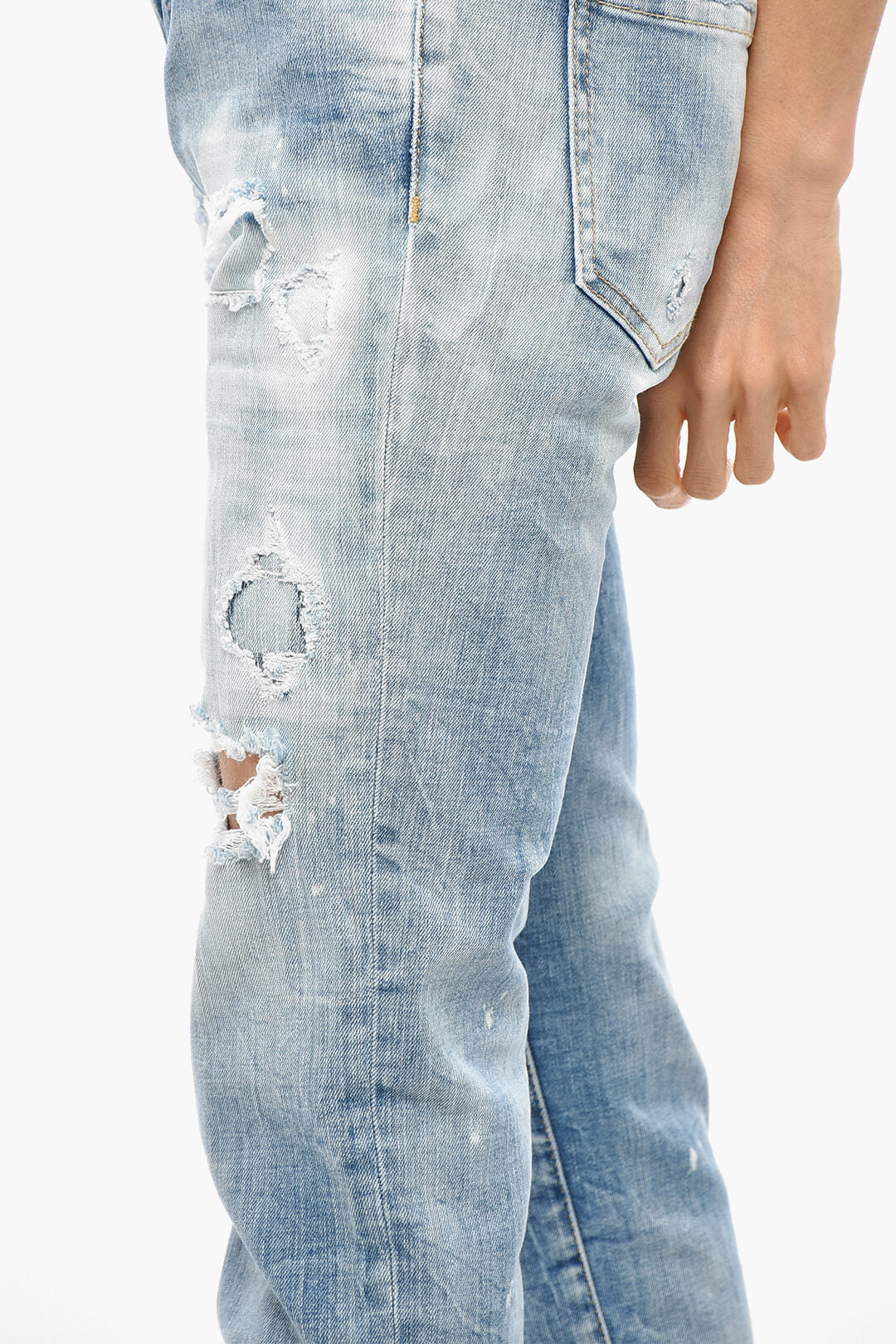 Dsquared2 2405~Slim Fit Jeans JENNIFER Acid Wash Effect 14cm, view 2