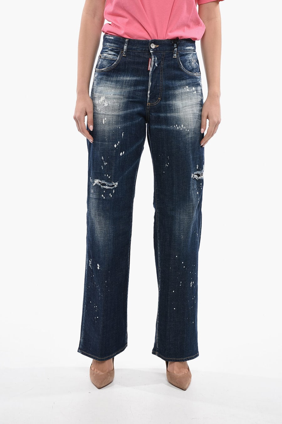 Dsquared2 2405~Straight-Fit Jeans SAN DIEGO with 23cm Vintage Effect