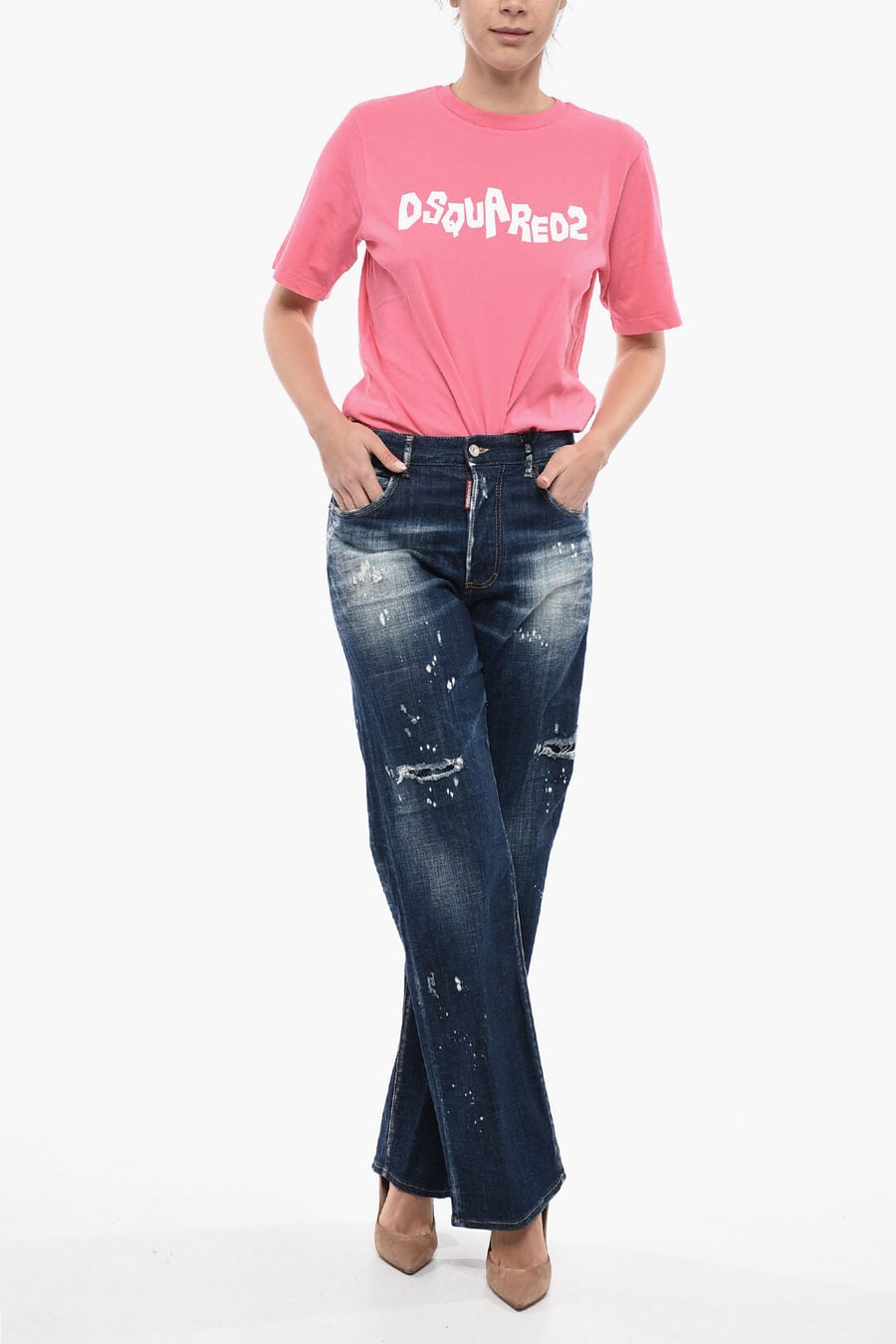 Dsquared2 2405~Straight-Fit Jeans SAN DIEGO with 23cm Vintage Effect, view 4