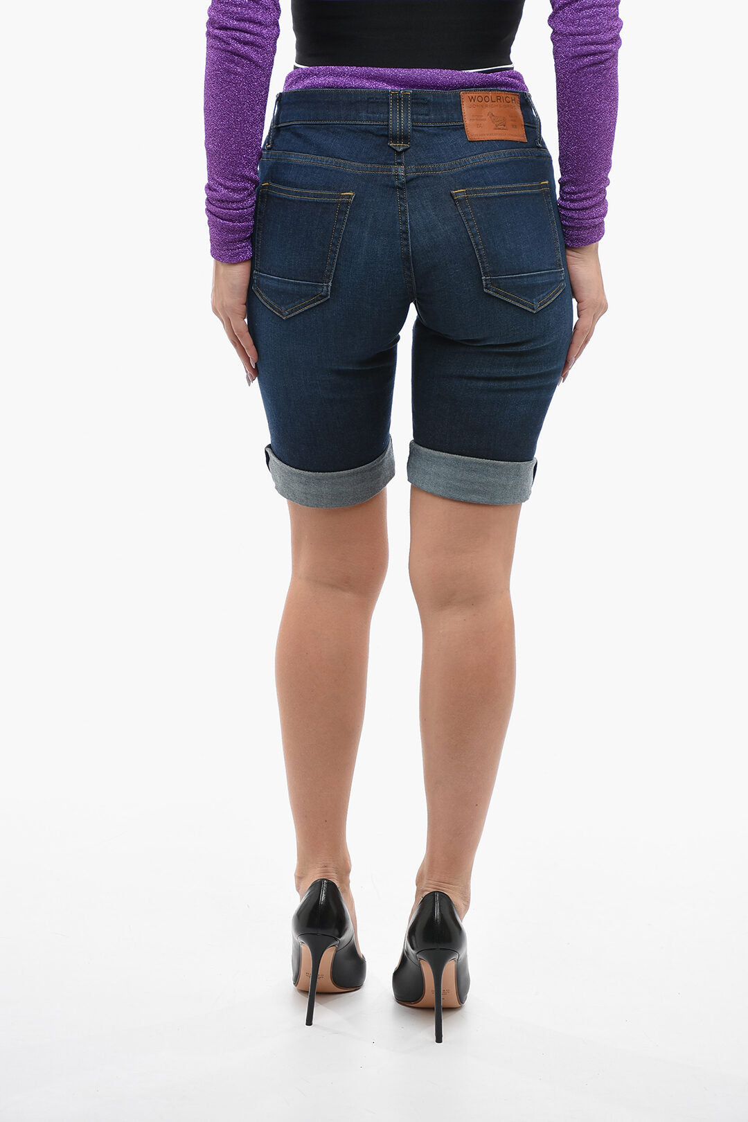 Woolrich 2405~Stretch Denim Five-Pocket Shorts