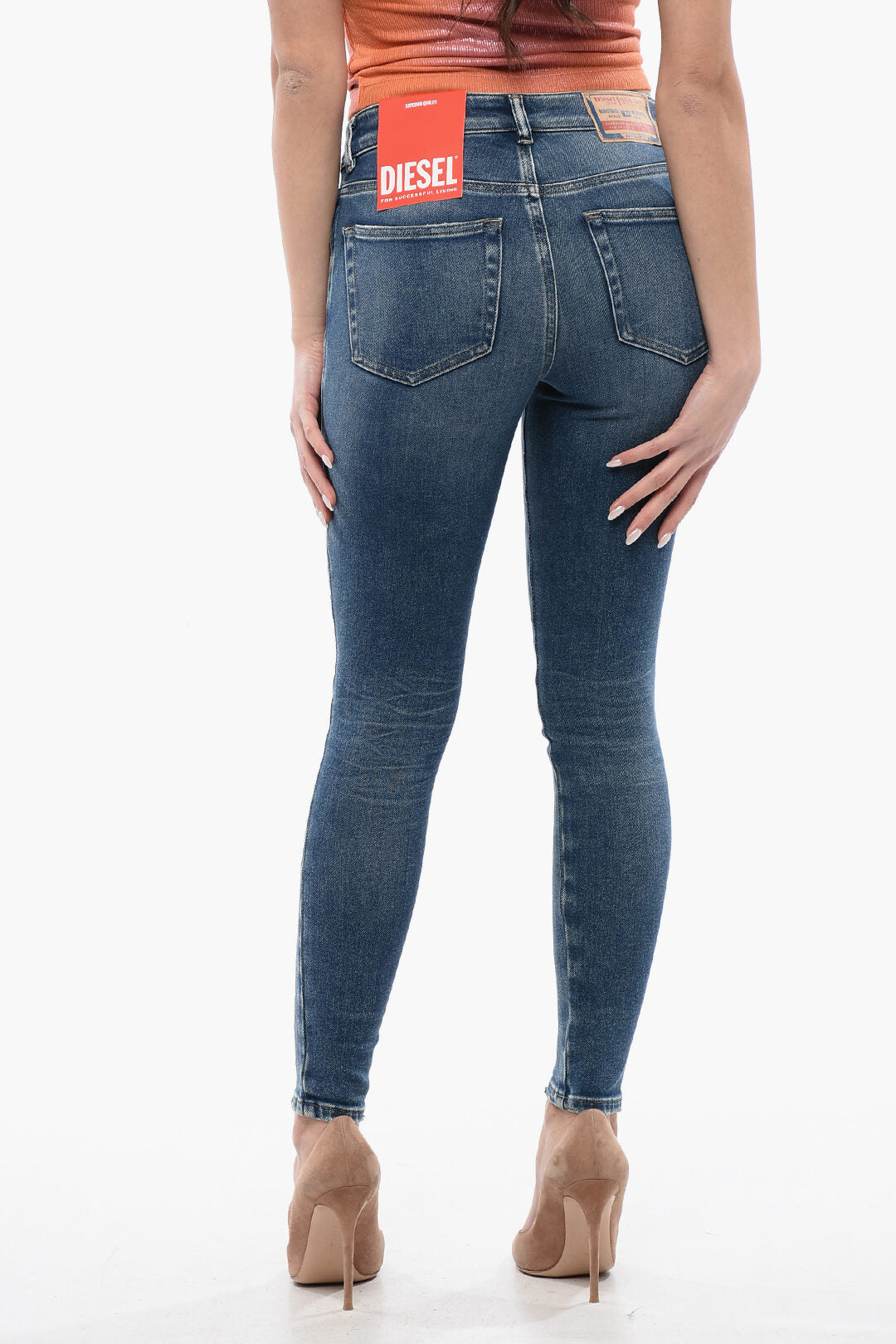 Diesel 2405~Super Skinny Fit Jeans 2017 SLANDY Mid Rise 12cm L30