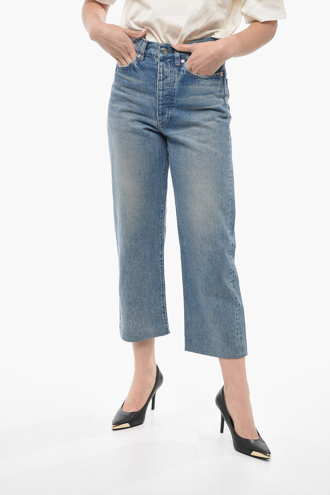 Tanaka 2405~Wide-Leg Jeans DAD Crop 22cm
