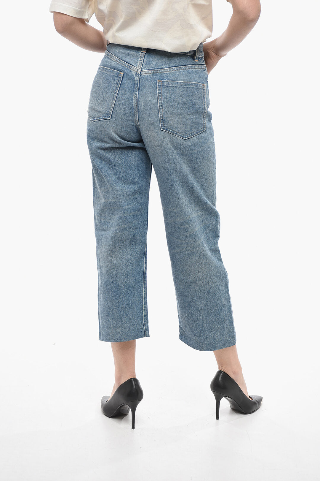 Tanaka 2405~Wide-Leg Jeans DAD Crop 22cm, view 2