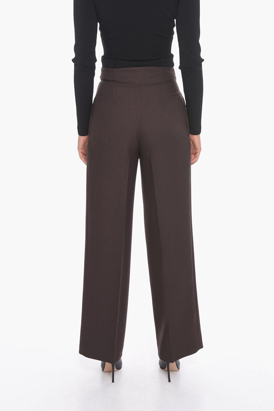 Super Blond 2405~Wide-Leg Pants with Velcro Closure