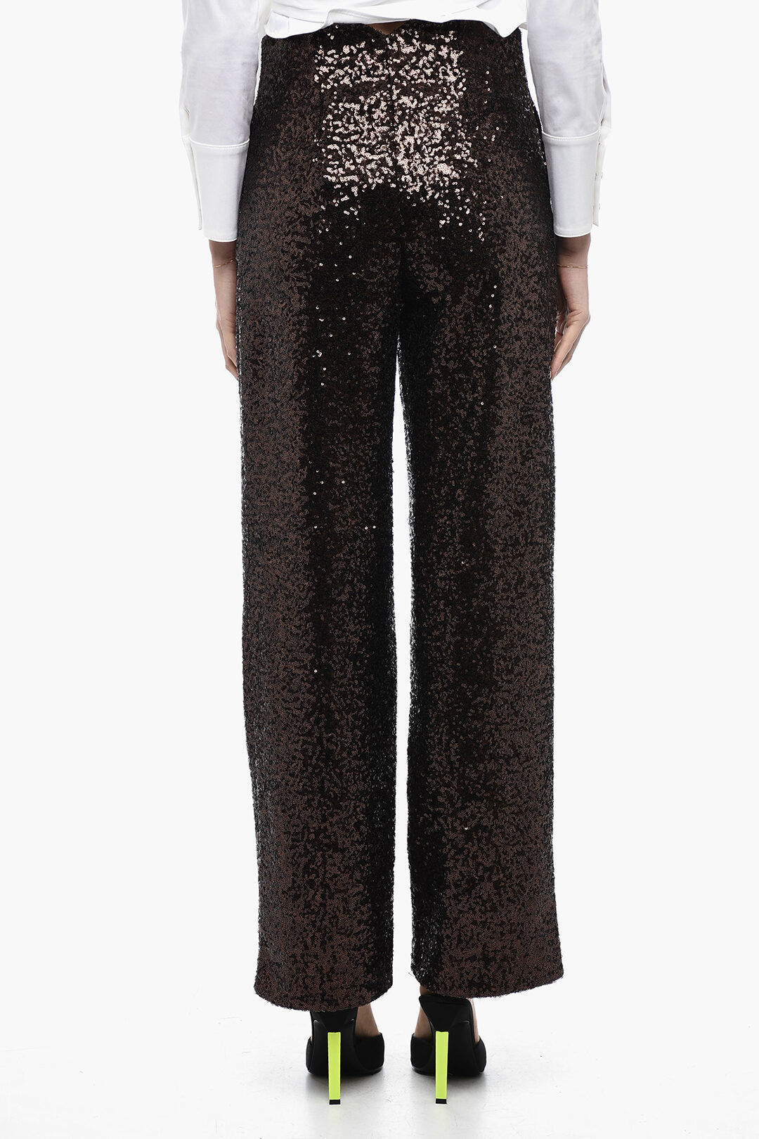 In The Mood For Love 2405~Wide-Leg Trousers CLYDE with Sequins, view 2
