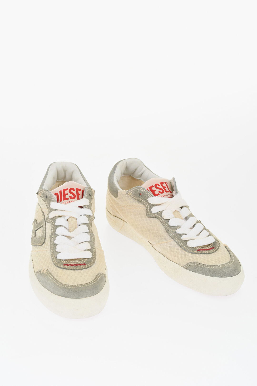 Diesel 2470~Canvas Low-Top Sneakers S-LEROJI with Contrast Details