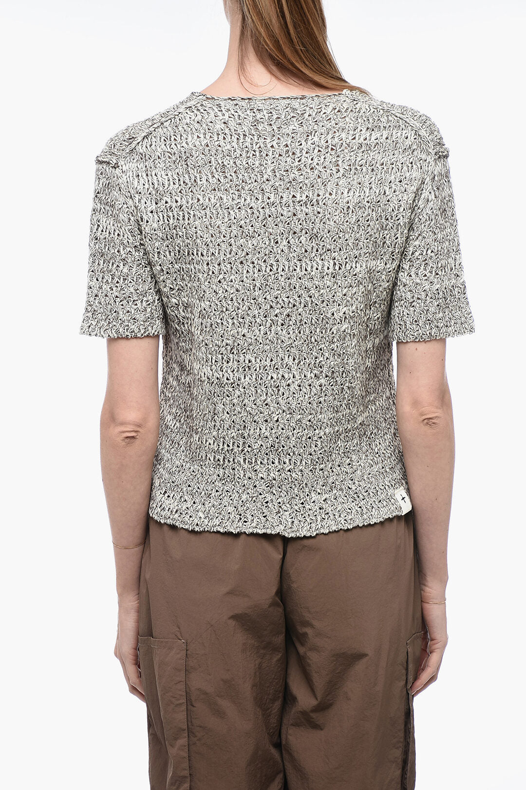 Jil Sander 2470~Knit T-Shirt with Reverse Seams, view 2