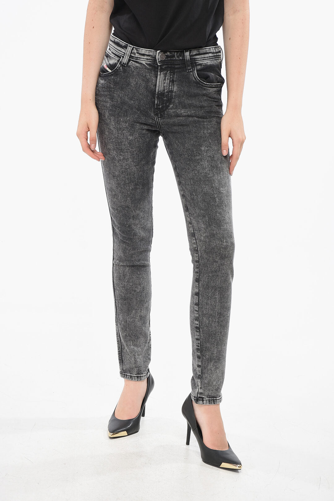 Diesel 2470~RED TAG Jeans Skinny Fit BABHILA Stone Wash 13cm