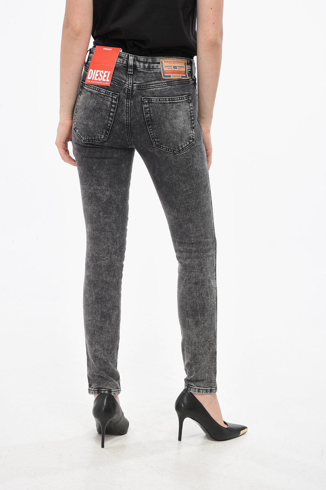 Diesel 2470~RED TAG Jeans Skinny Fit BABHILA Stone Wash 13cm, view 2