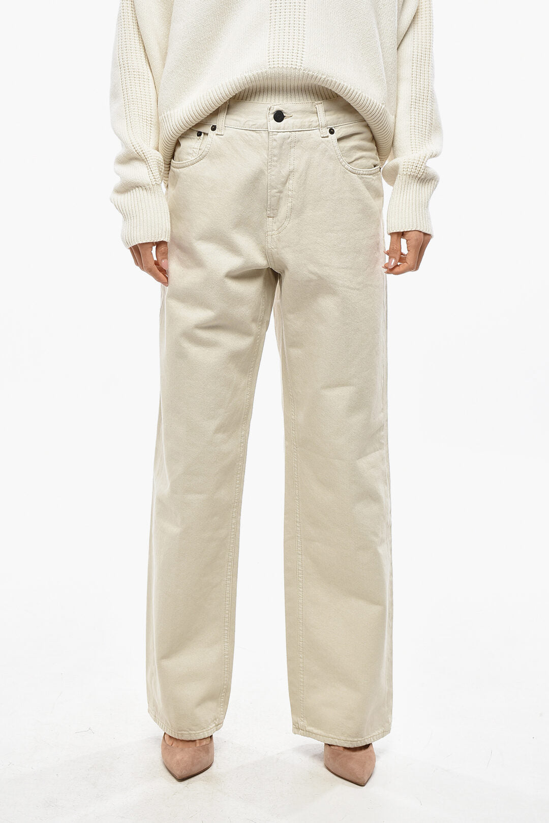 Haikure 2500~5-Pocket Pants BONNIE Cotton Gabardine with Belt Loops
