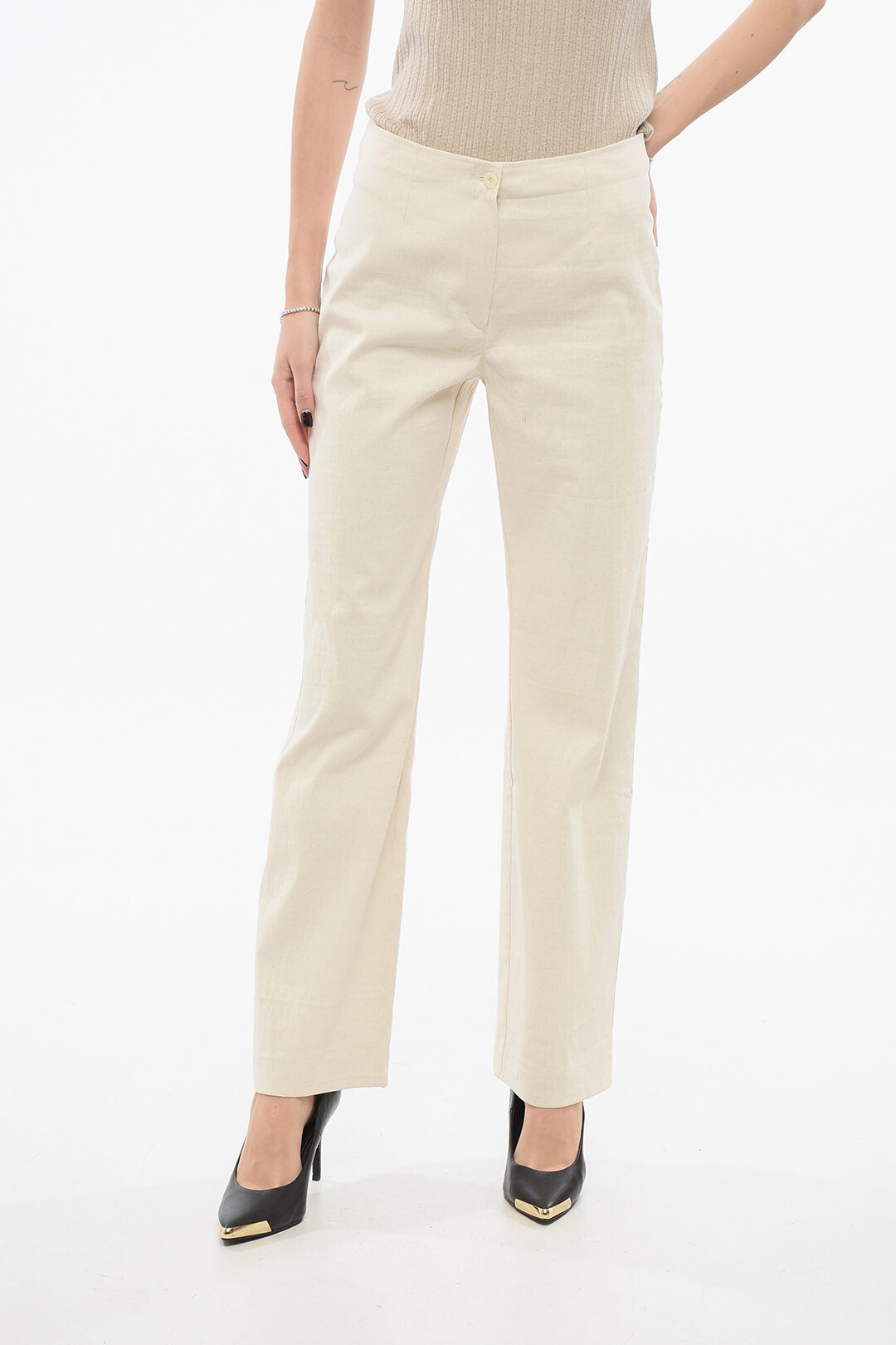 Our Legacy 2500~Lightweight Cotton High-Waist Pants BIKER
