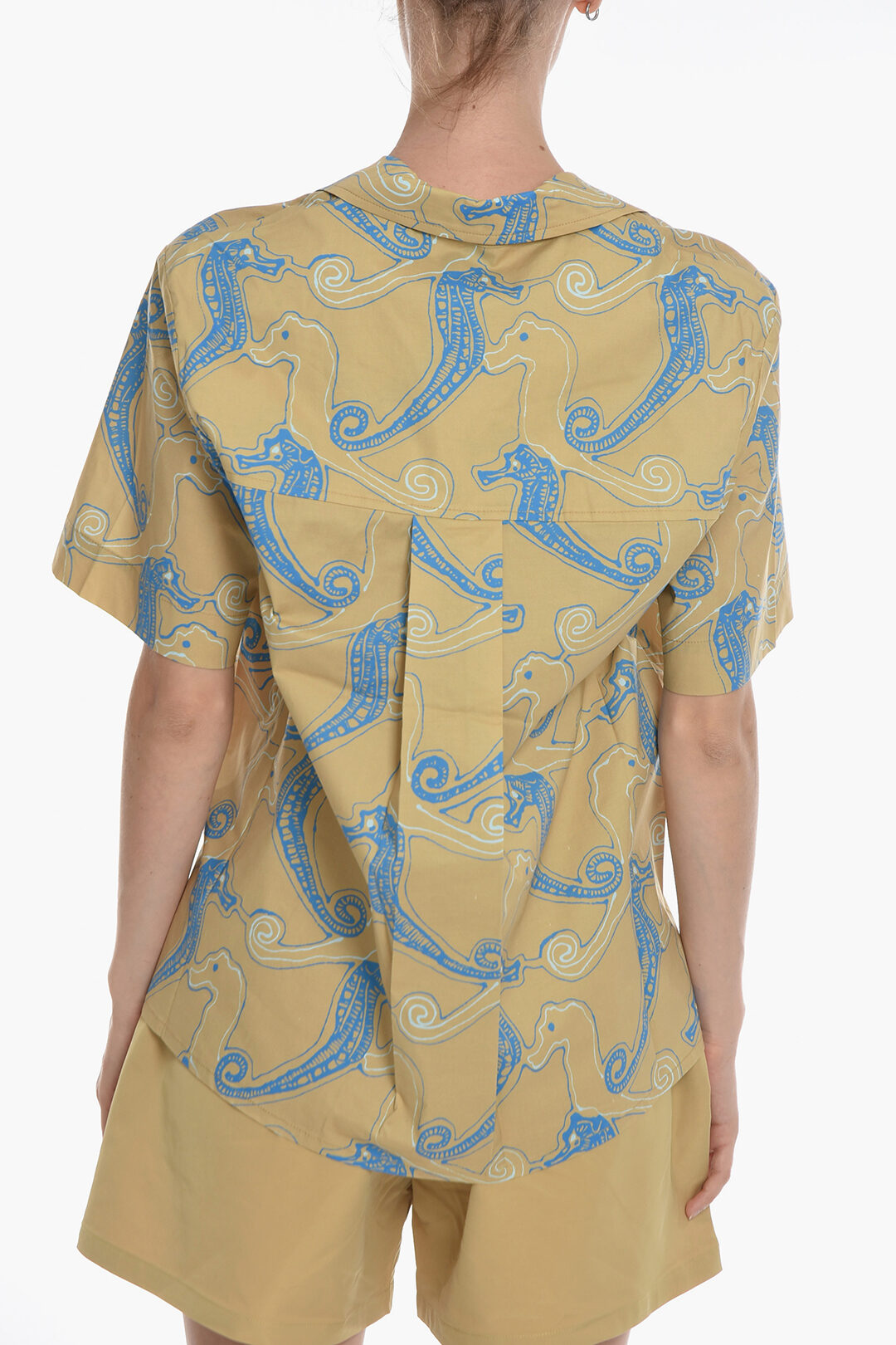 Samsoe Samsoe 2500~Short-Sleeve Shirt MALENE All-Over Printed, view 2