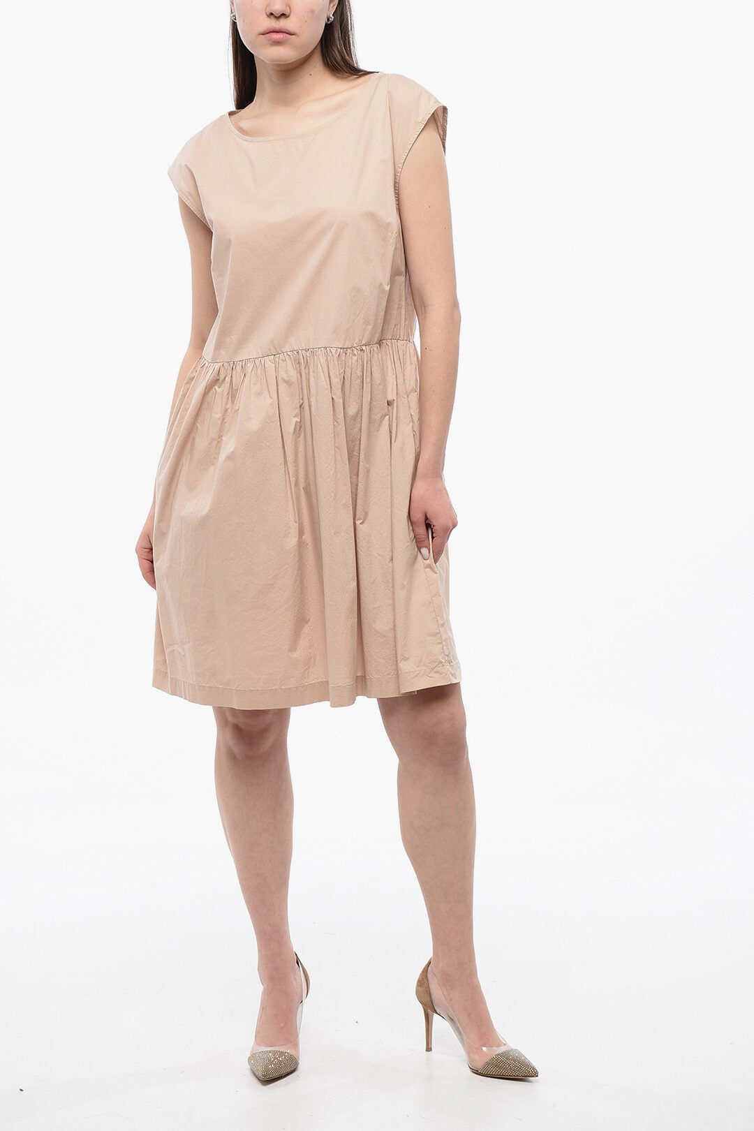 Woolrich 2500~Sleeveless Cotton Poplin Dress