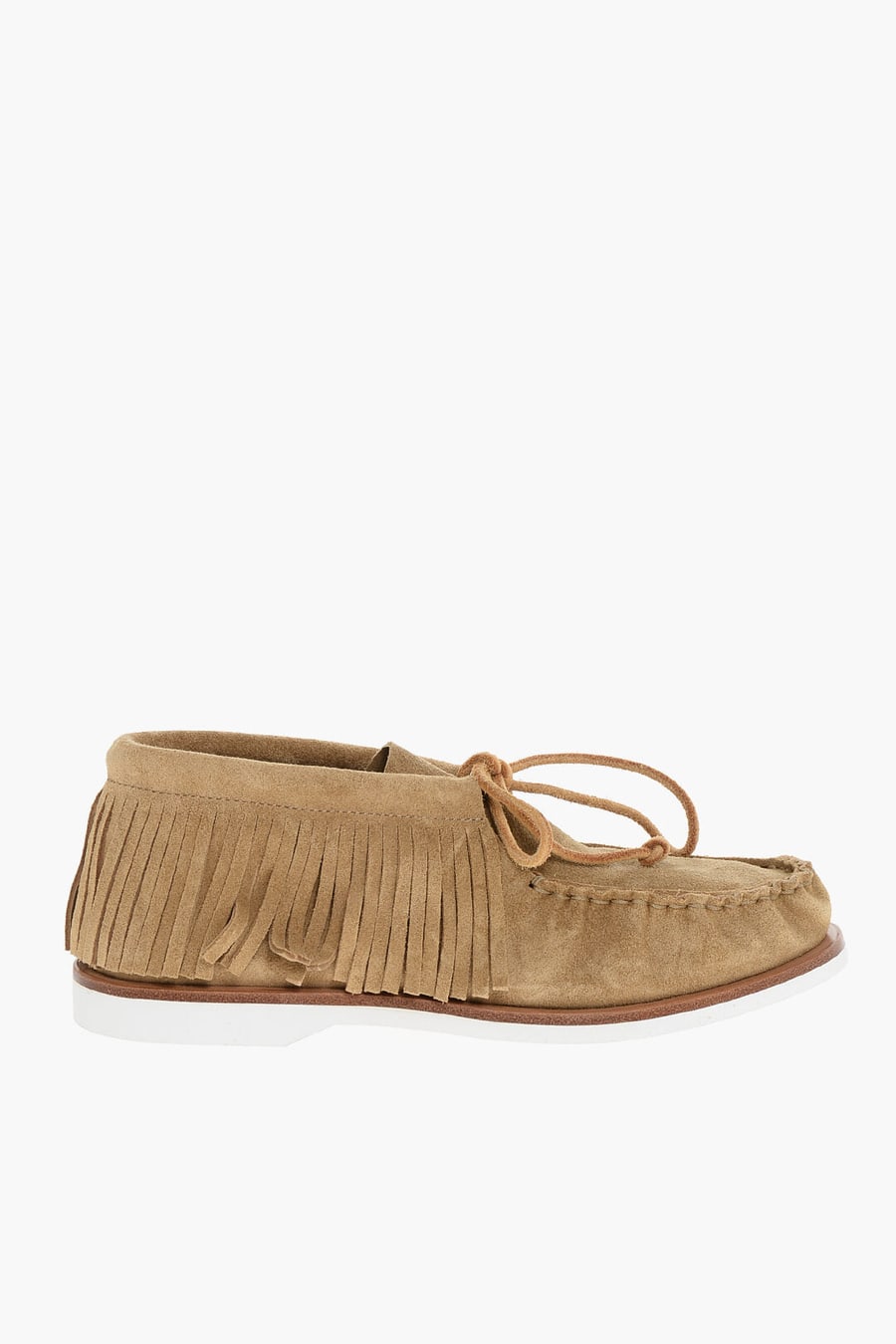Pierre Hardy 2500~Suede Loafers TAHOE with Fringed Detail, view 3