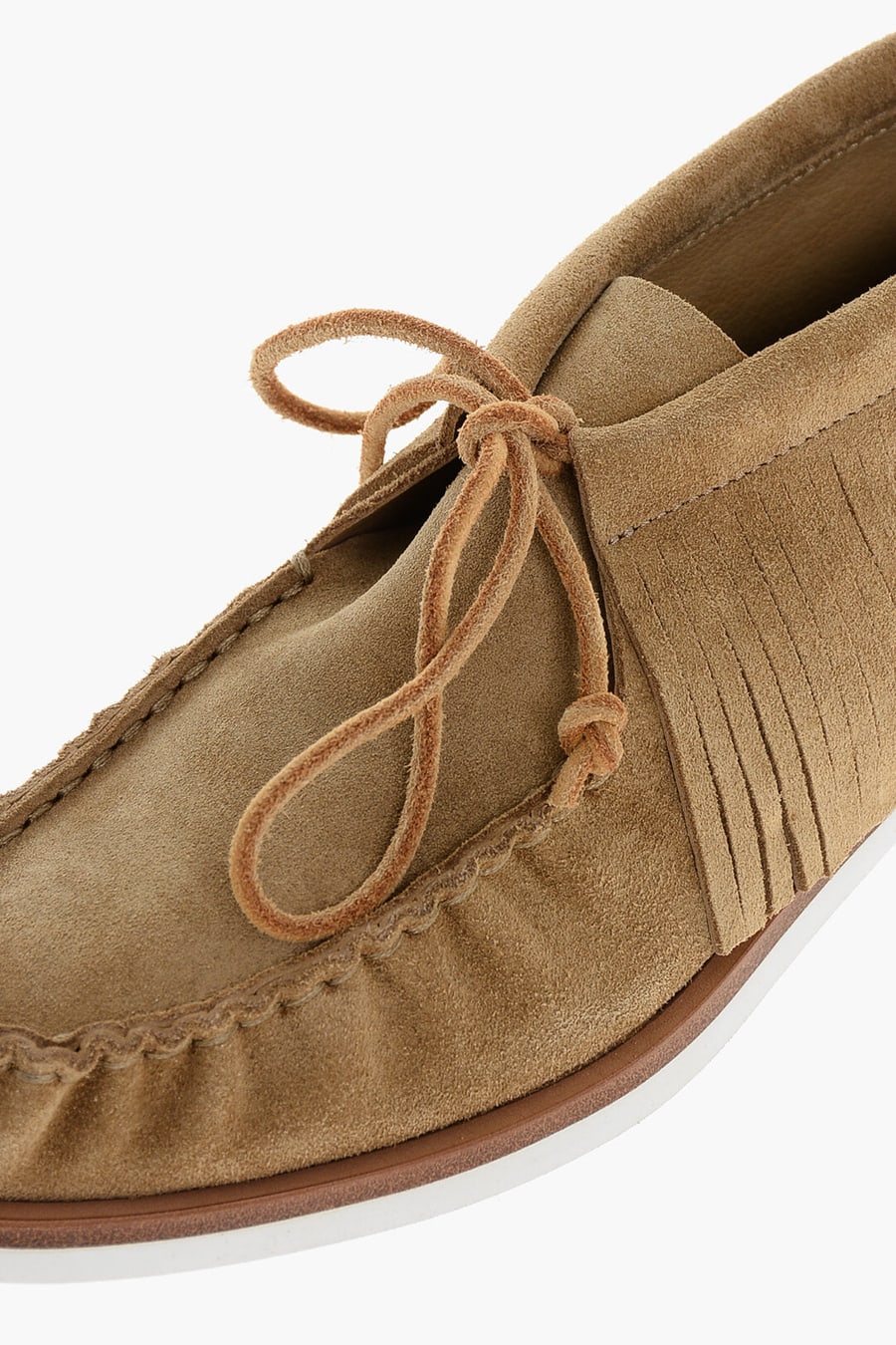 Pierre Hardy 2500~Suede Loafers TAHOE with Fringed Detail, view 4