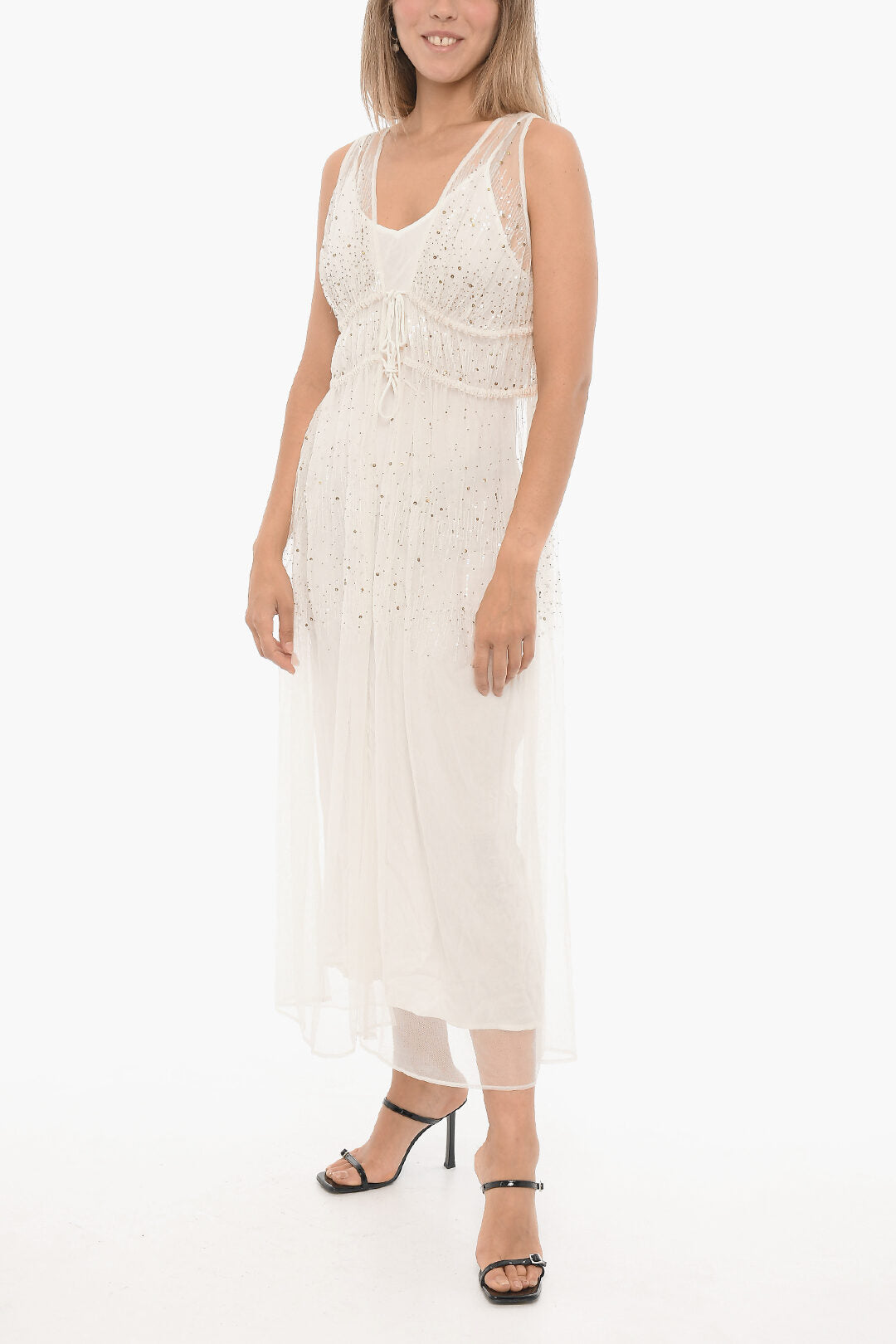 AllSaints 2500~Tulle Dress ROBYN with Sequins