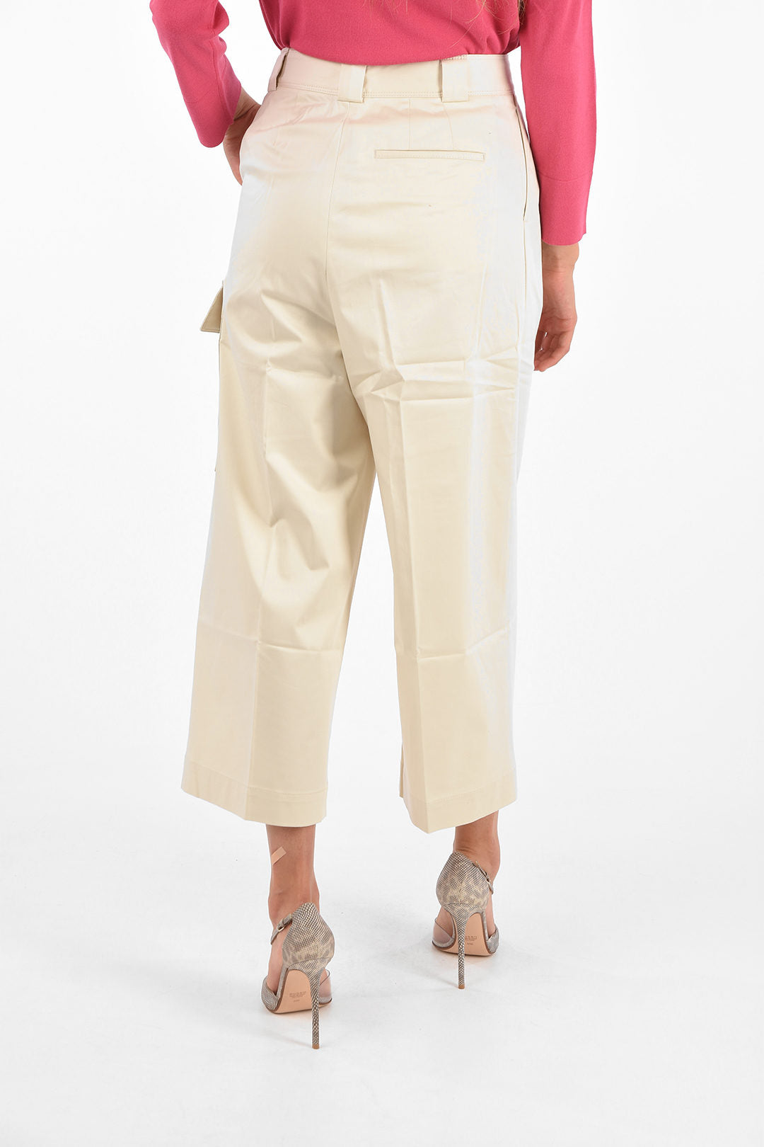 Woolrich 2500~Wide-Leg Utility Trousers with Double Pleat, view 2