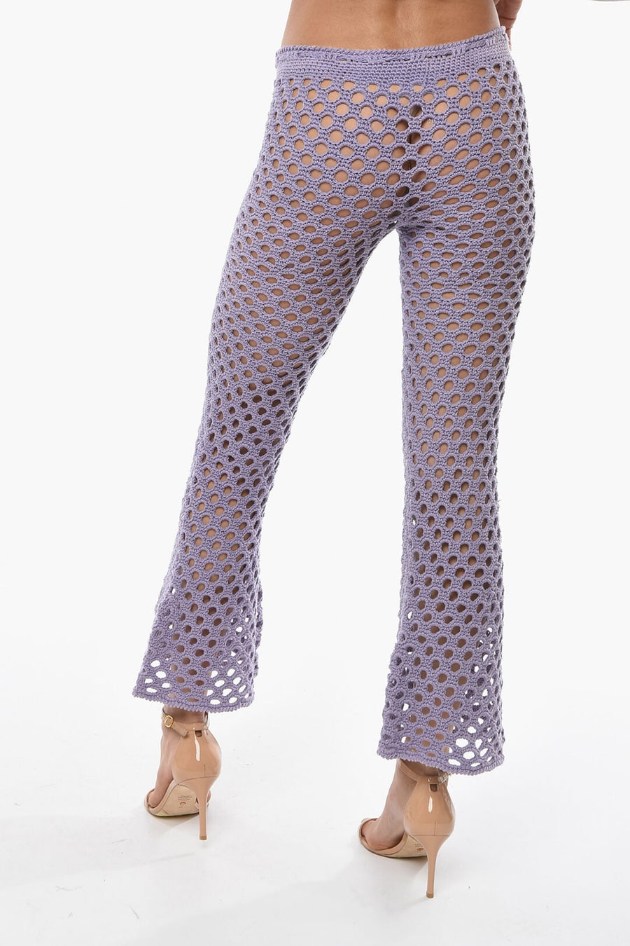 Matimì 2550~Boot-Cut Openwork Trousers, view 2