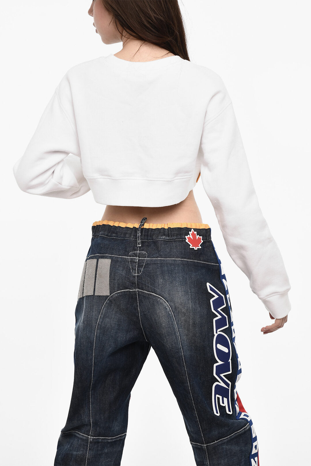 Dsquared2 2550~Crop Crewneck Sweatshirt Pac-Man, view 2