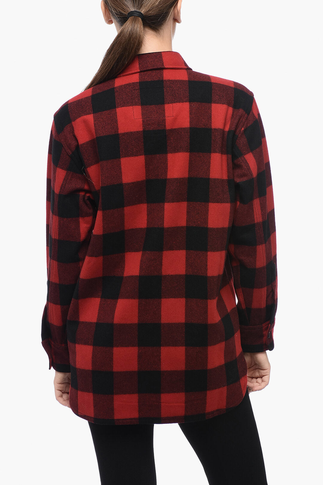 Woolrich 2550~Half-Zip Shirt With Check Pattern