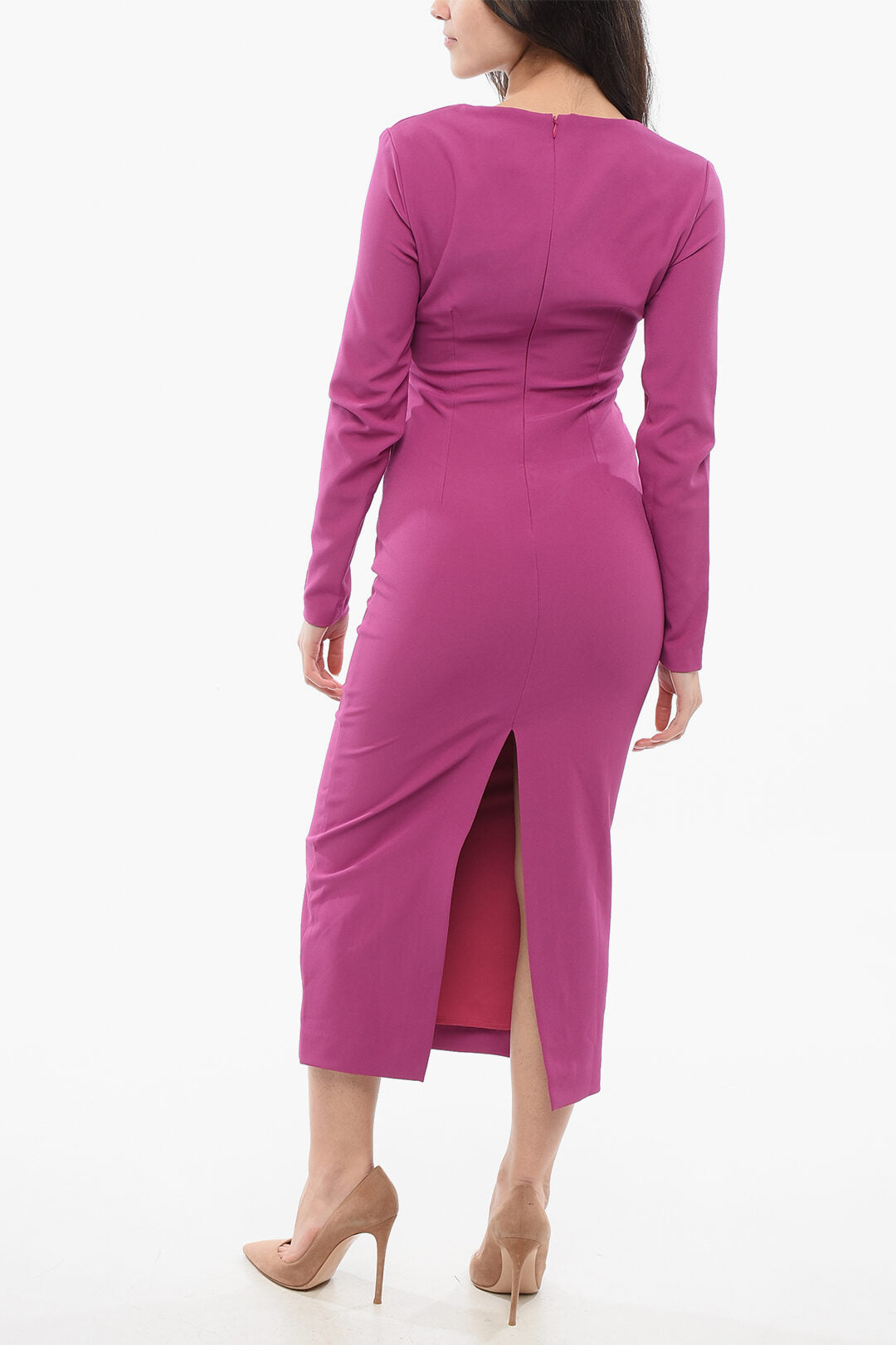 Versace 2550~JEANS COUTURE V-Neck Dress with Cut-Outs, view 2