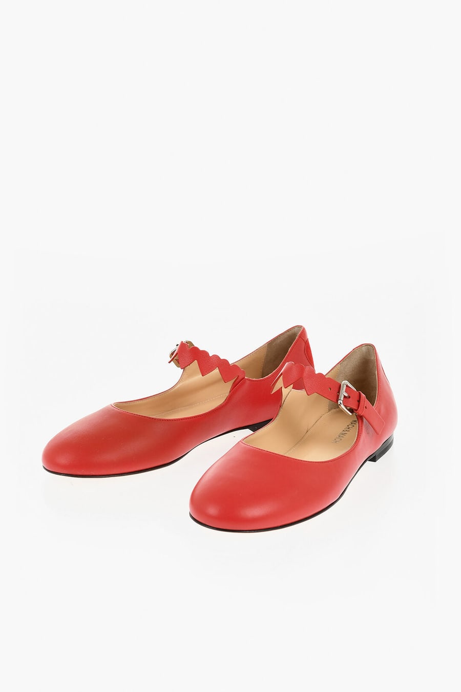 Mach&Mach 2550~Leather Mary Jane Ballet Flats PETIT COEUR