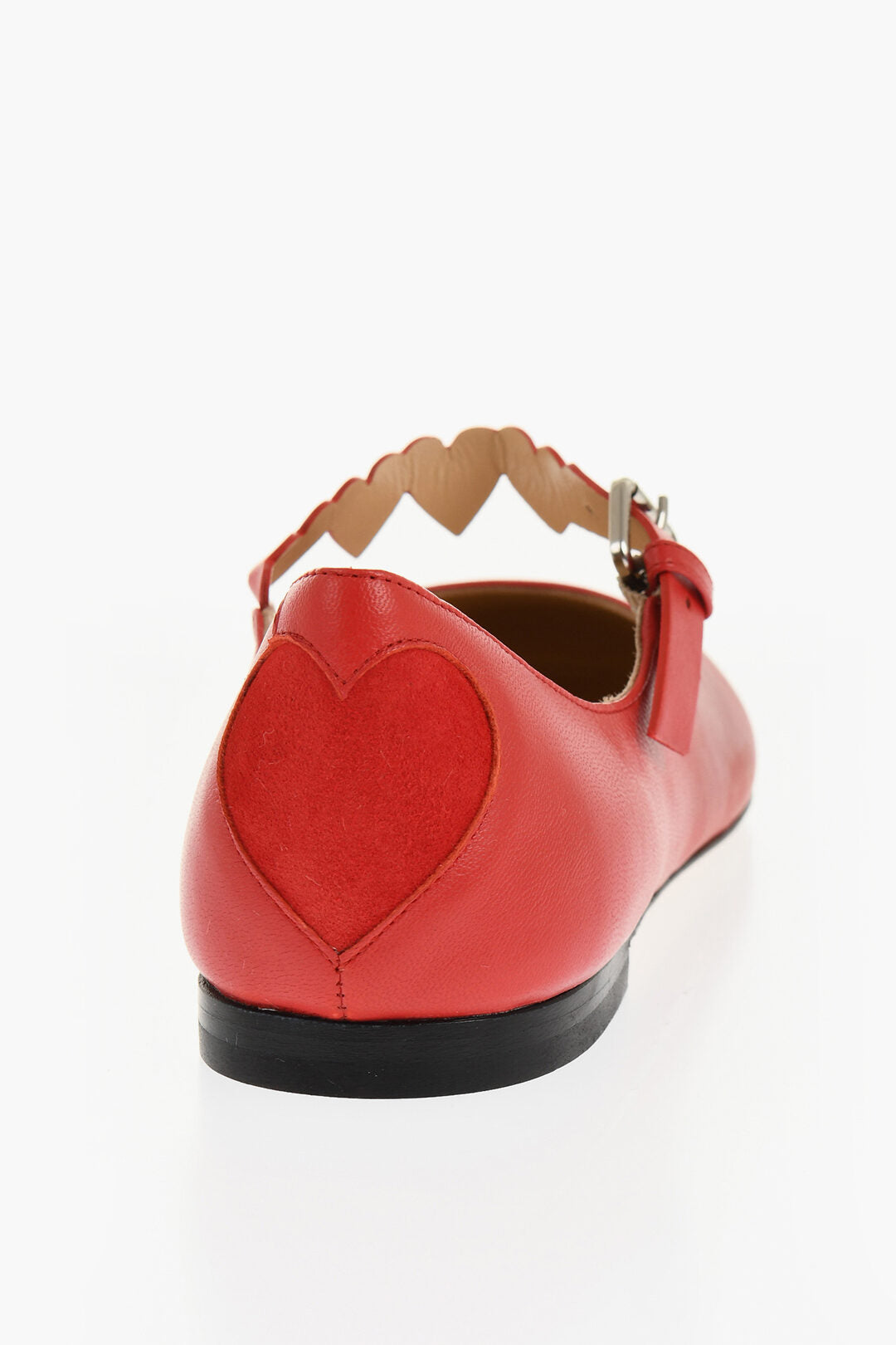 Mach&Mach 2550~Leather Mary Jane Ballet Flats PETIT COEUR, view 2