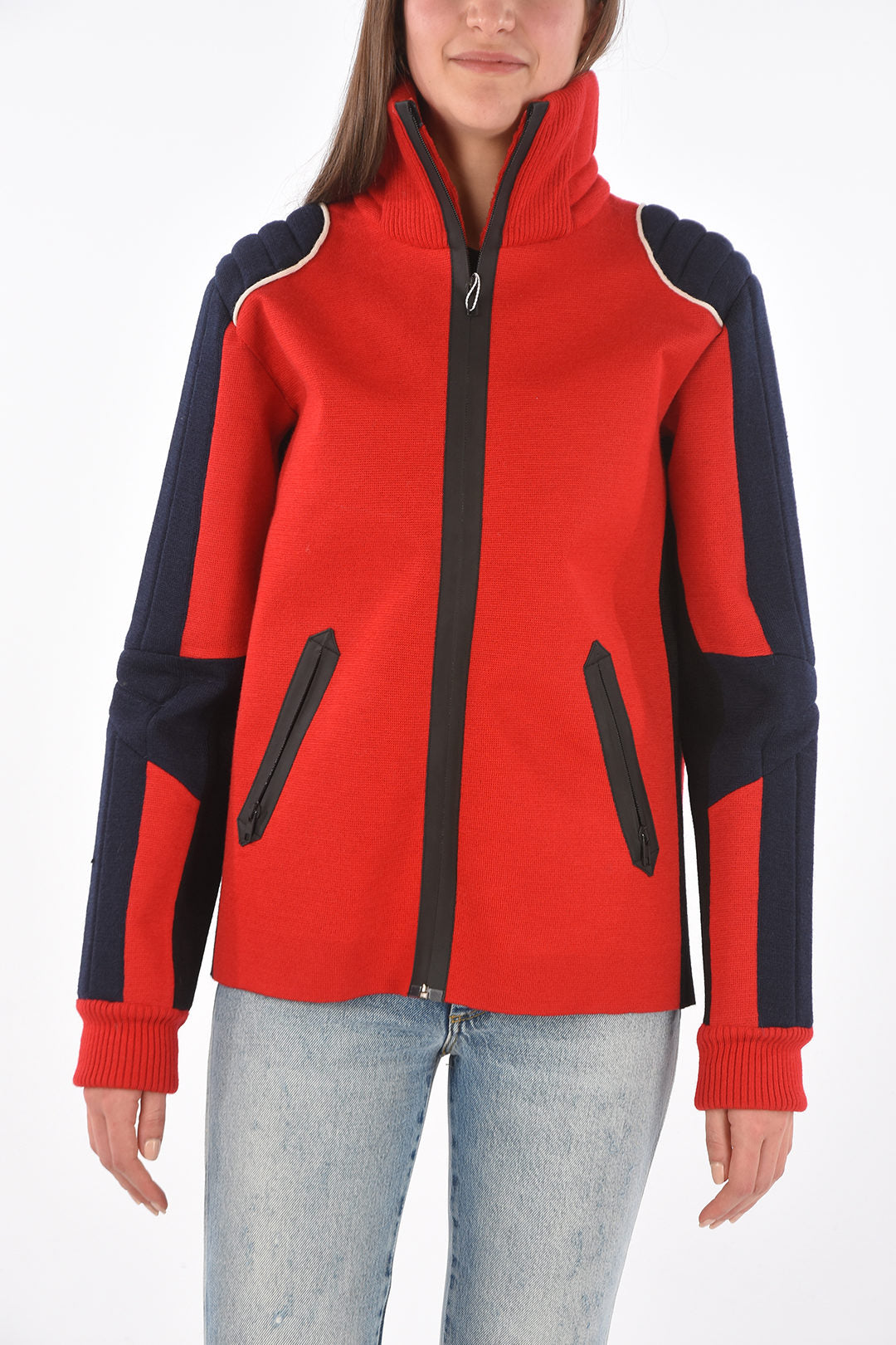 Maison Margiela 2550~MM0 High-Neck Jacket with Zip Closure