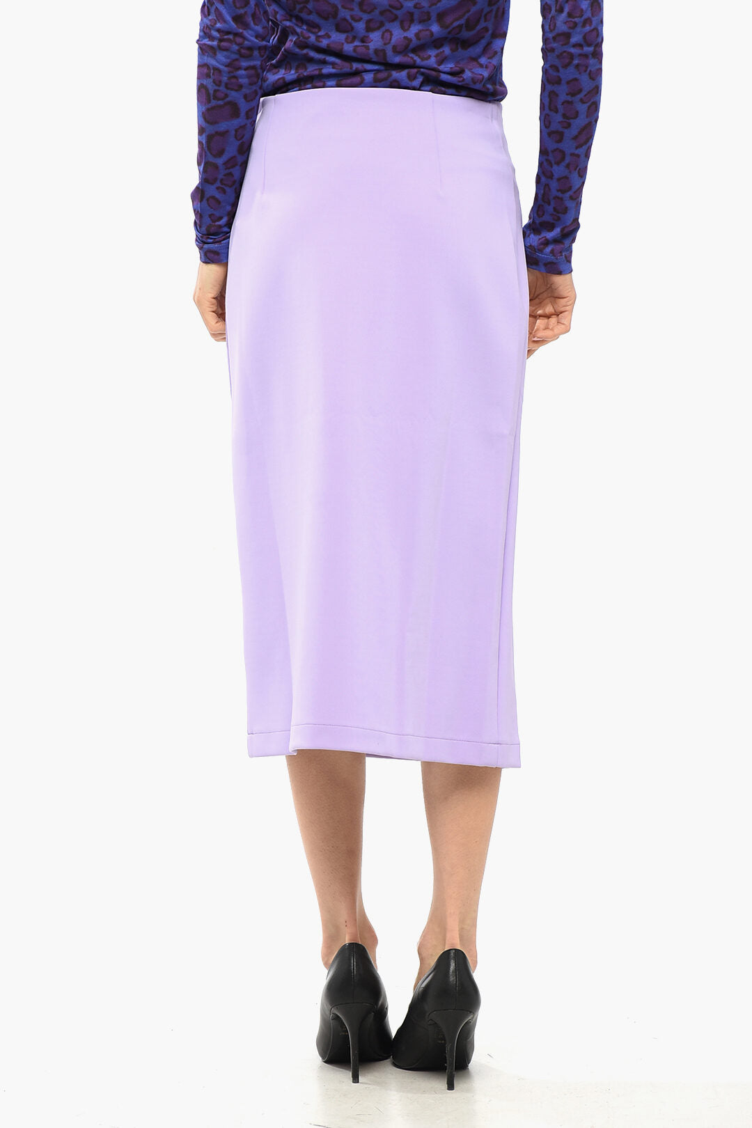 Viktor & Rolf 2550~Straight Midi Skirt with Slit
