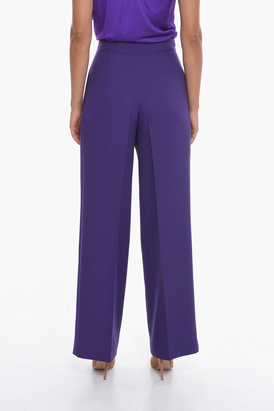 Super Blond 2550~Wide-Leg Pants with Velcro Closure, view 2