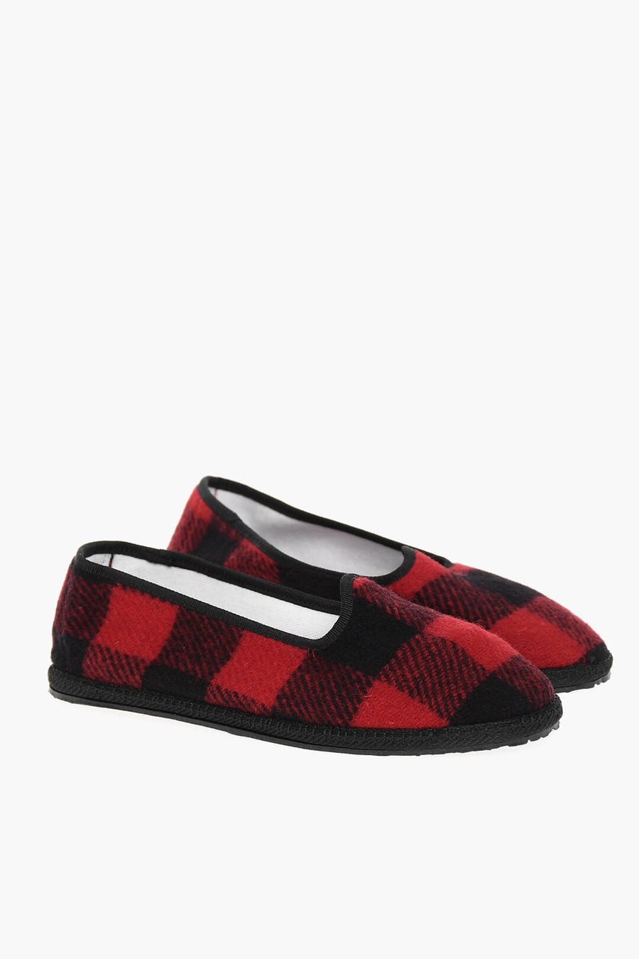 Vibi Venezia 2550~WOOLRICH Wool Ballet Flats Buffalo Check