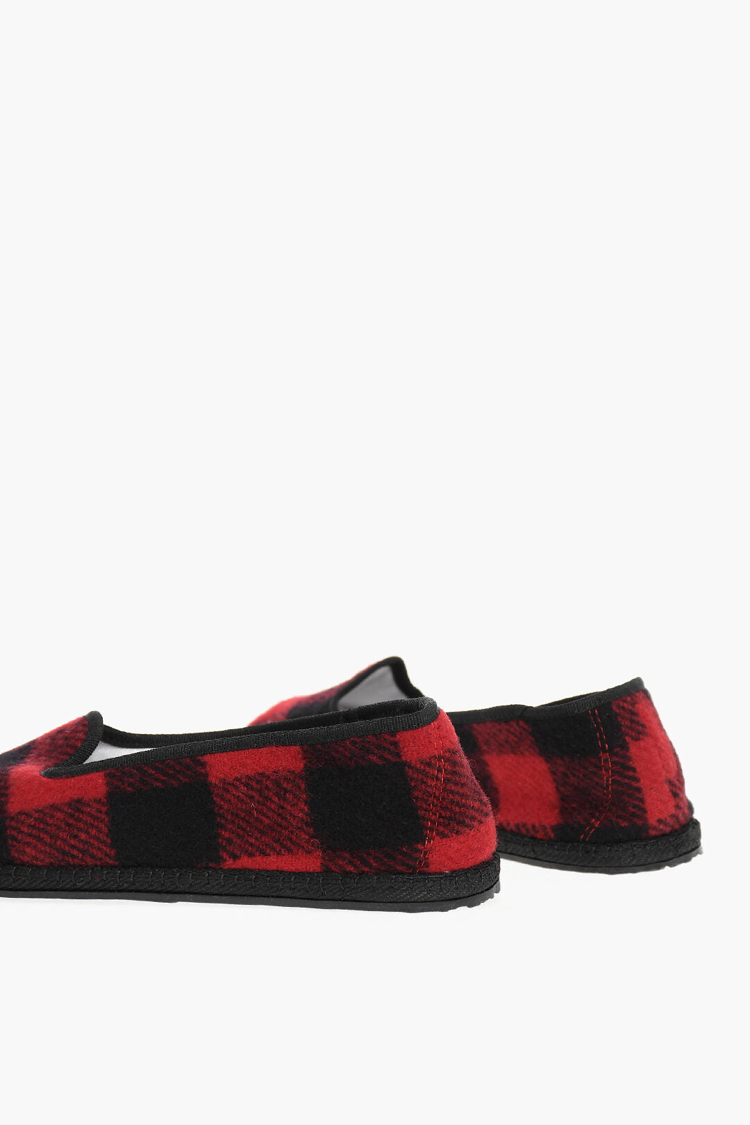 Vibi Venezia 2550~WOOLRICH Wool Ballet Flats Buffalo Check, view 2