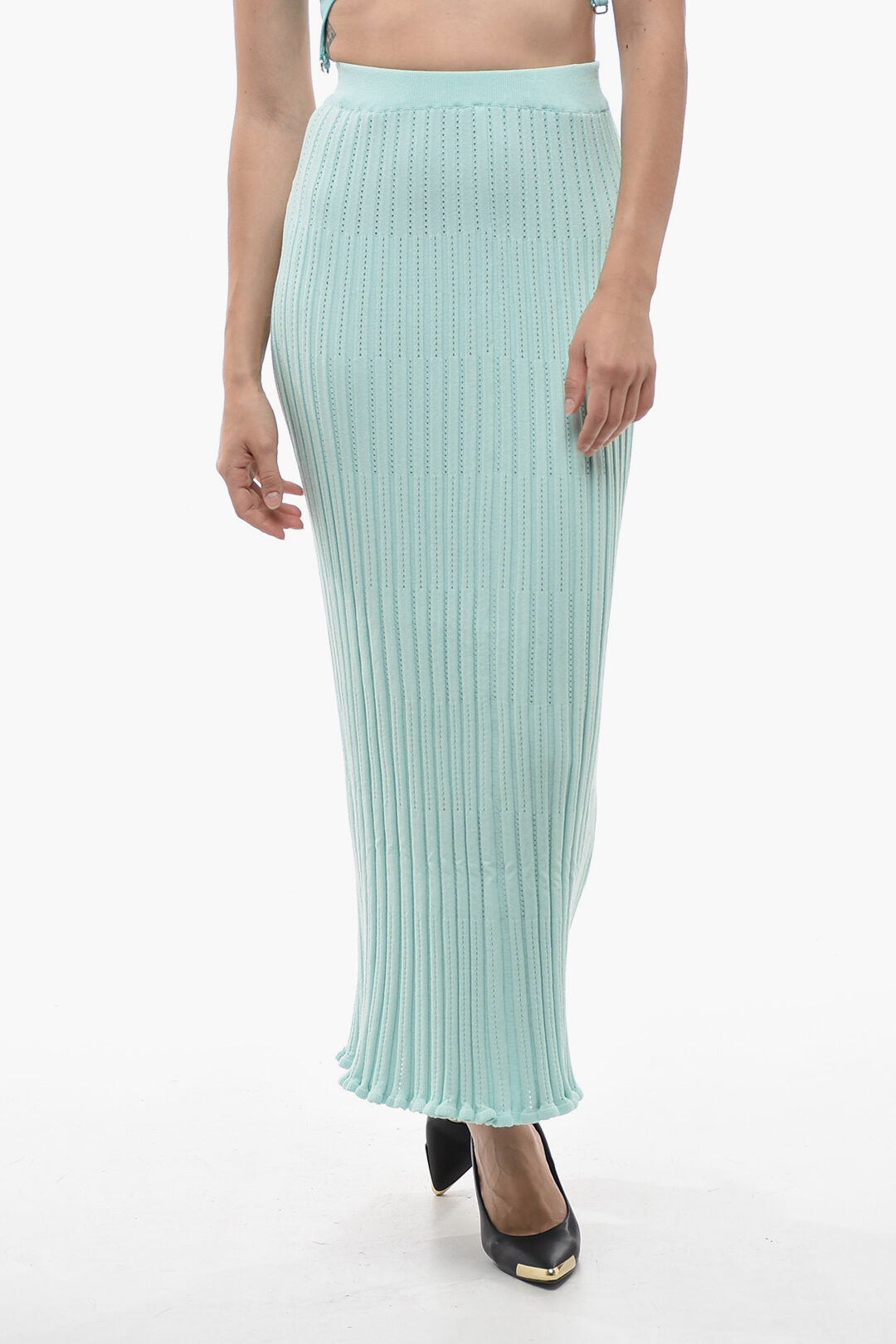 Aeron 2750~Maxi Ribbed Skirt ARIA with Elastic Waist