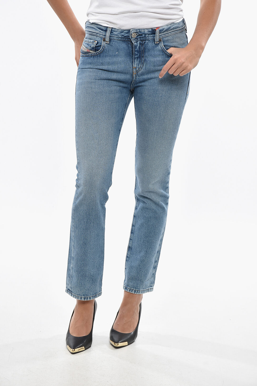 Diesel 2750~Mid Wash Denim Slim Fit Jeans with 17cm Rise