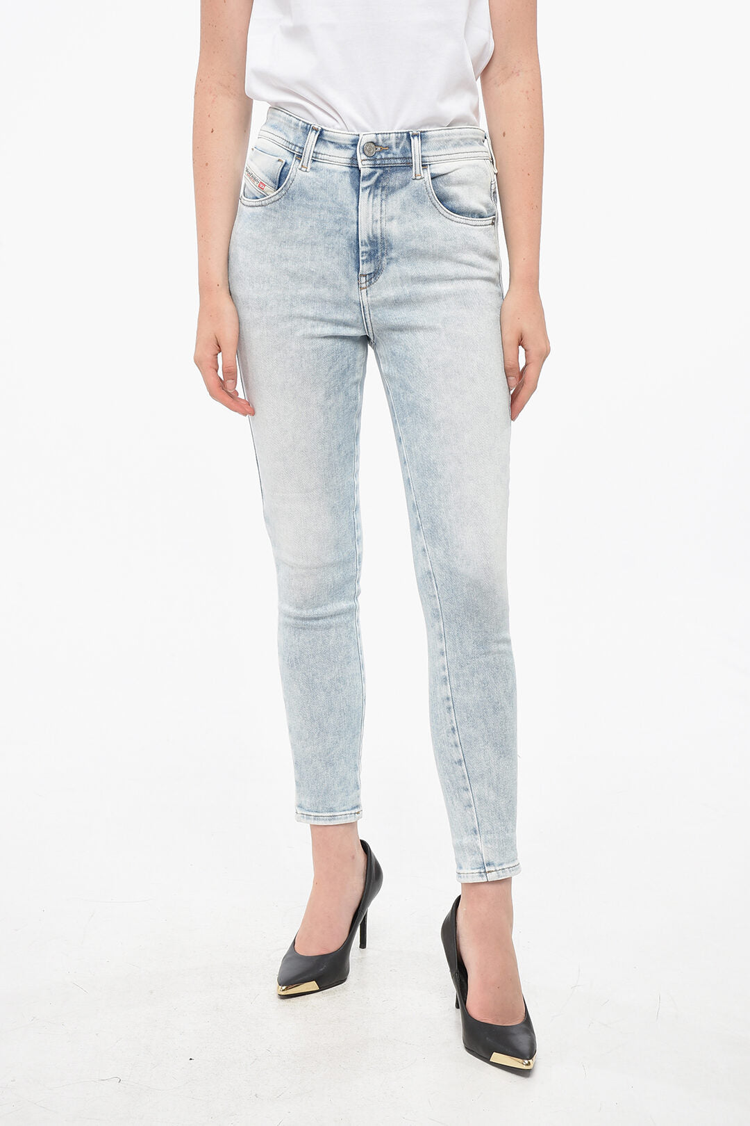 Diesel 2750~RED TAG Jeans Skinny Fit SLANDY Light Wash 13cm