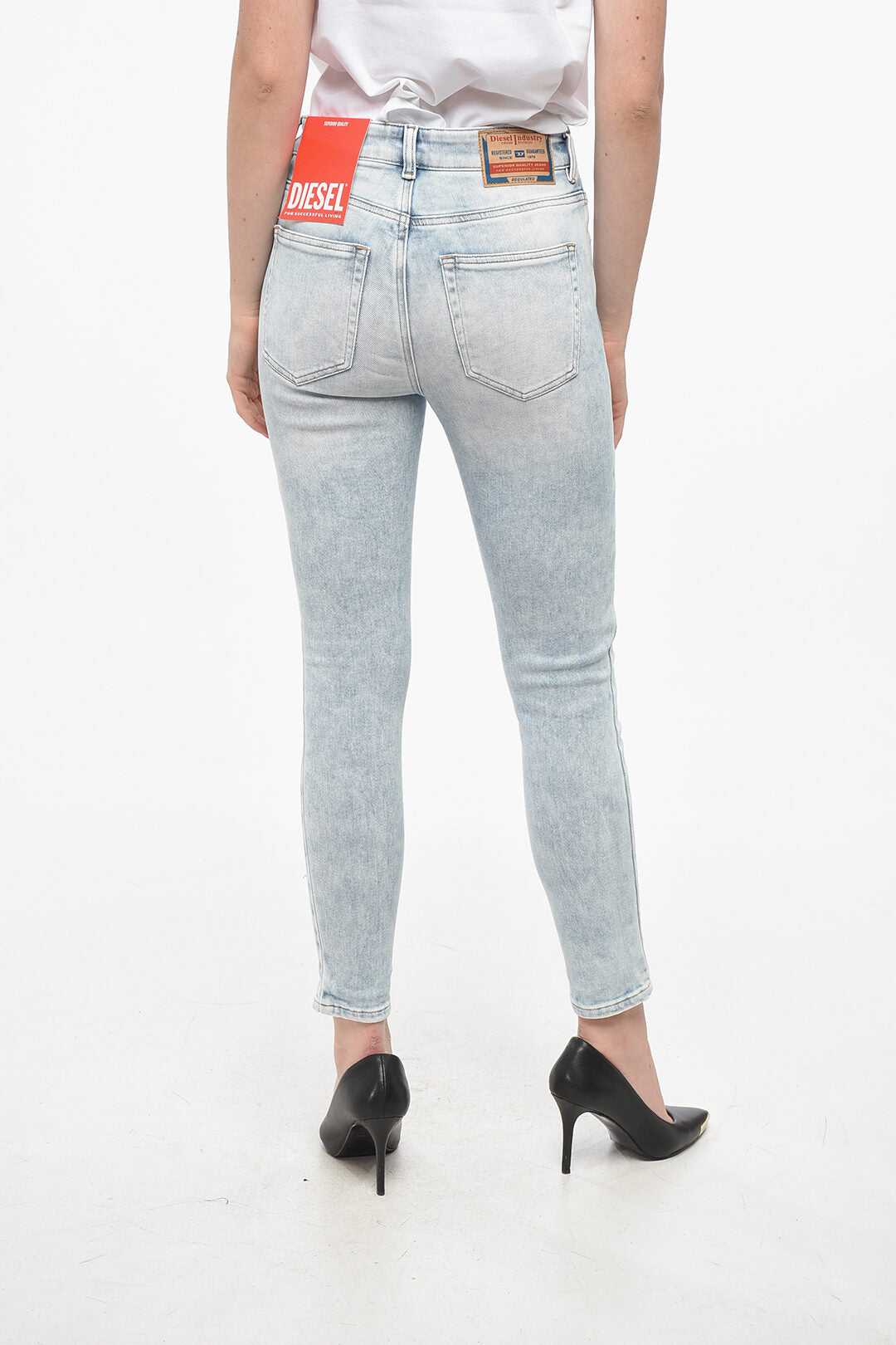 Diesel 2750~RED TAG Jeans Skinny Fit SLANDY Light Wash 13cm, view 2