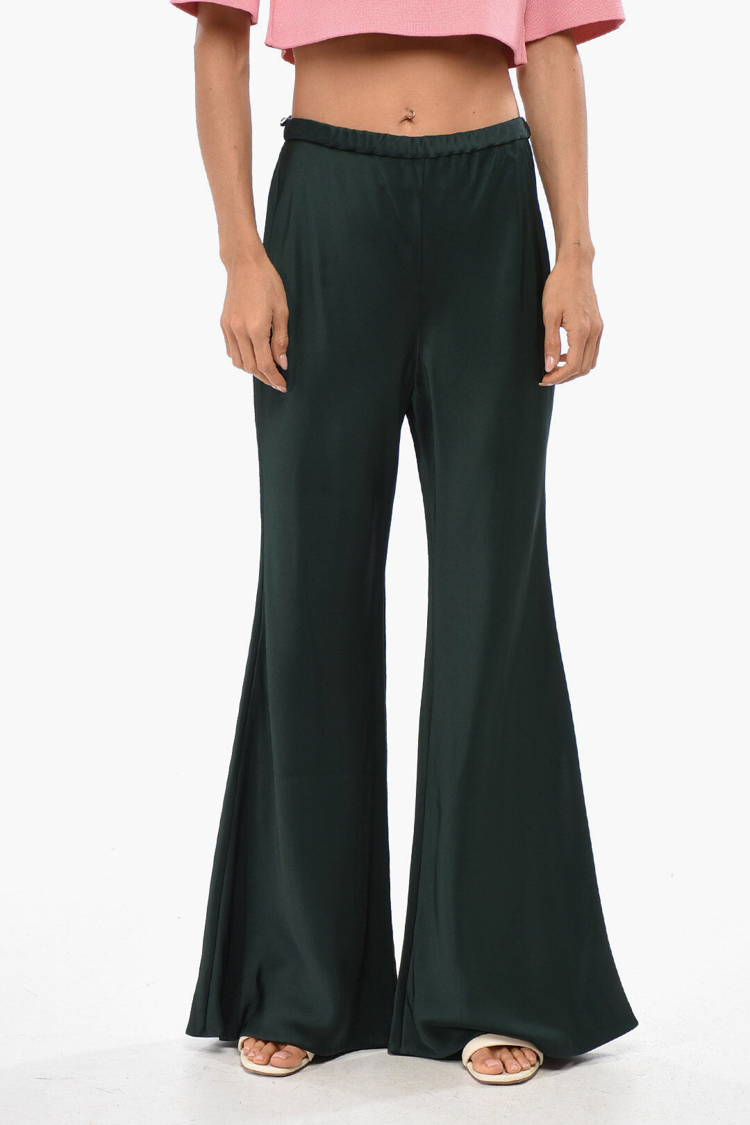 Zimmermann 2850~High-Waisted Boot Cut Pants EDEN