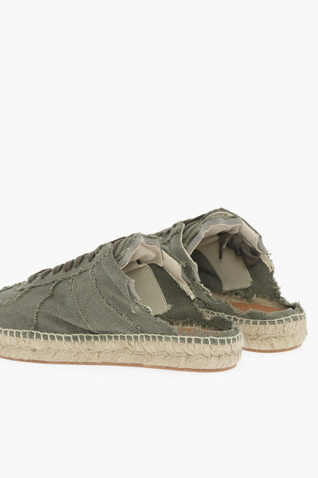 Maison Margiela 2850~MM22 Cotton Low-top Sneakers with Open Back, view 2