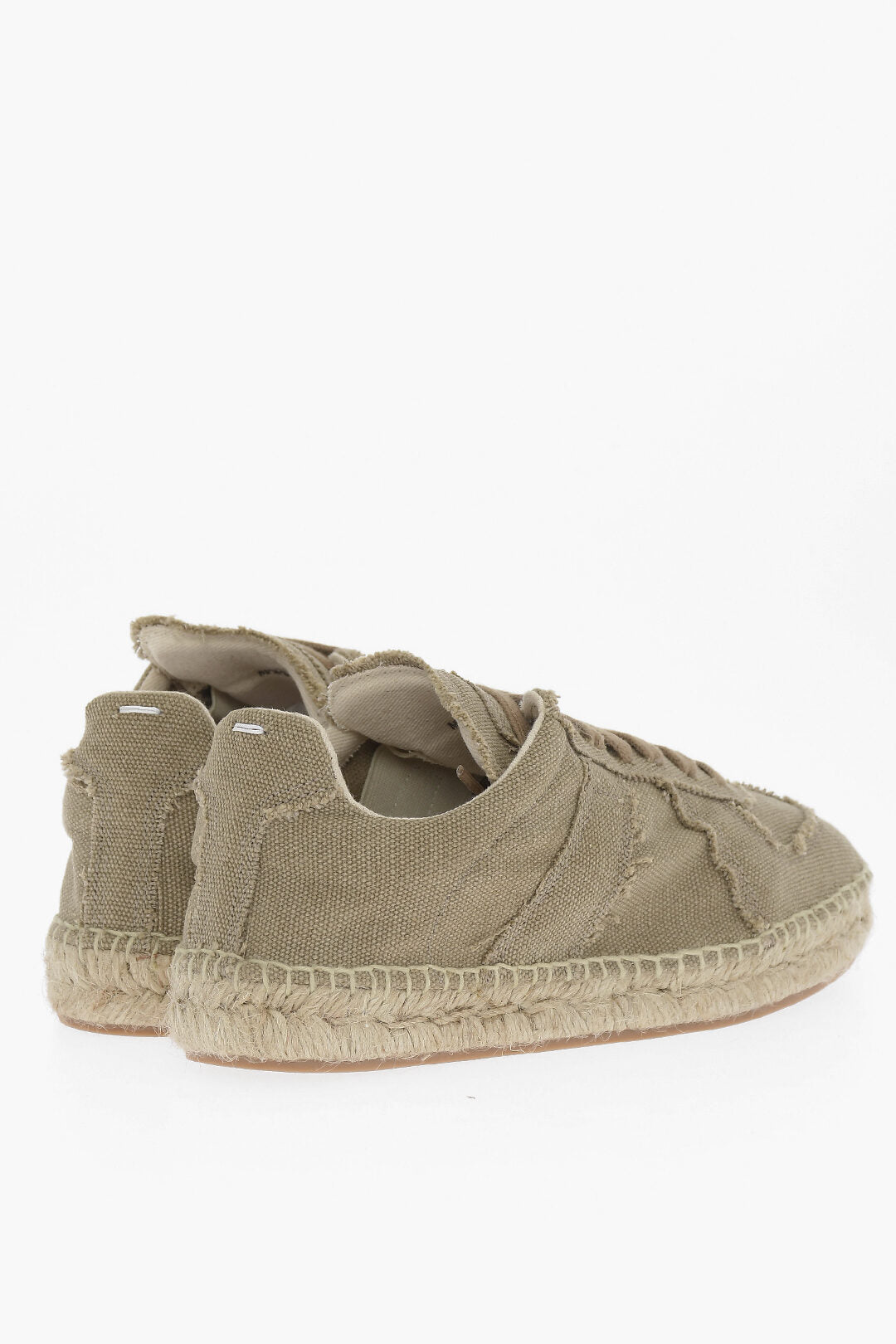 Maison Margiela 2850~MM22 Low Cotton Sneakers with Jute Sole