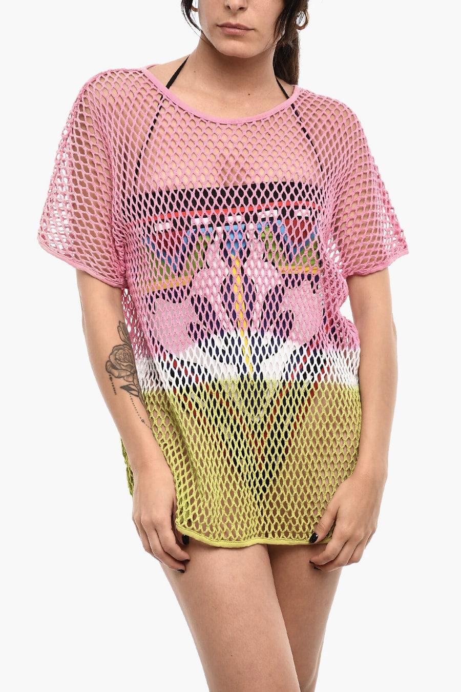 Dsquared2 2850~Openwork Cover-Up With Ombre Effect