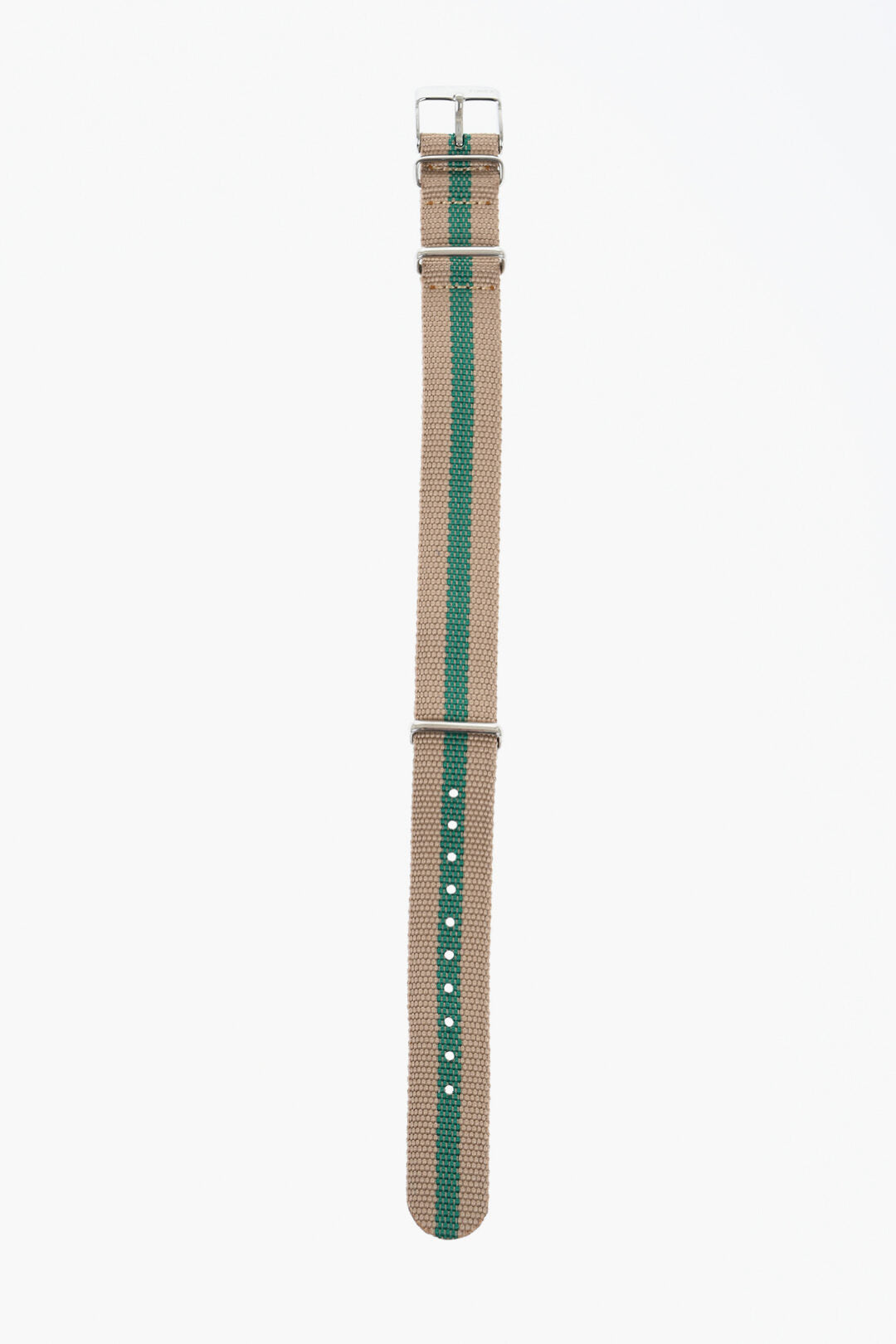 TIMEX 2850~Slip-Through Fabric Strap with Silver Buckle 18mm